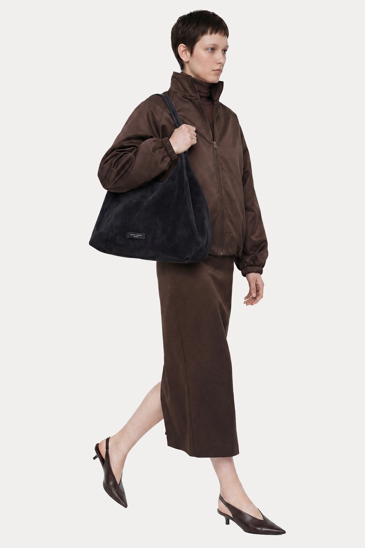 Gianni Chiarini Dua Süet Omuz Çantası