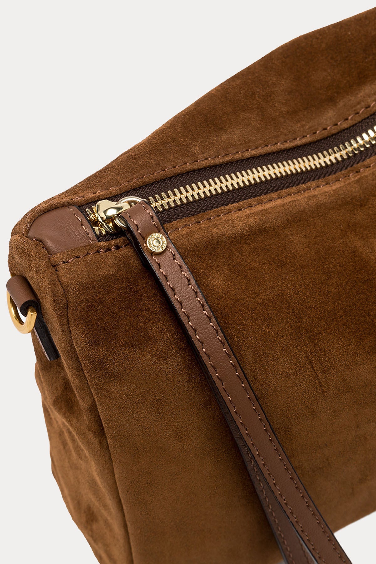 Gianni Chiarini Nora Pouch Süet Clutch Çanta