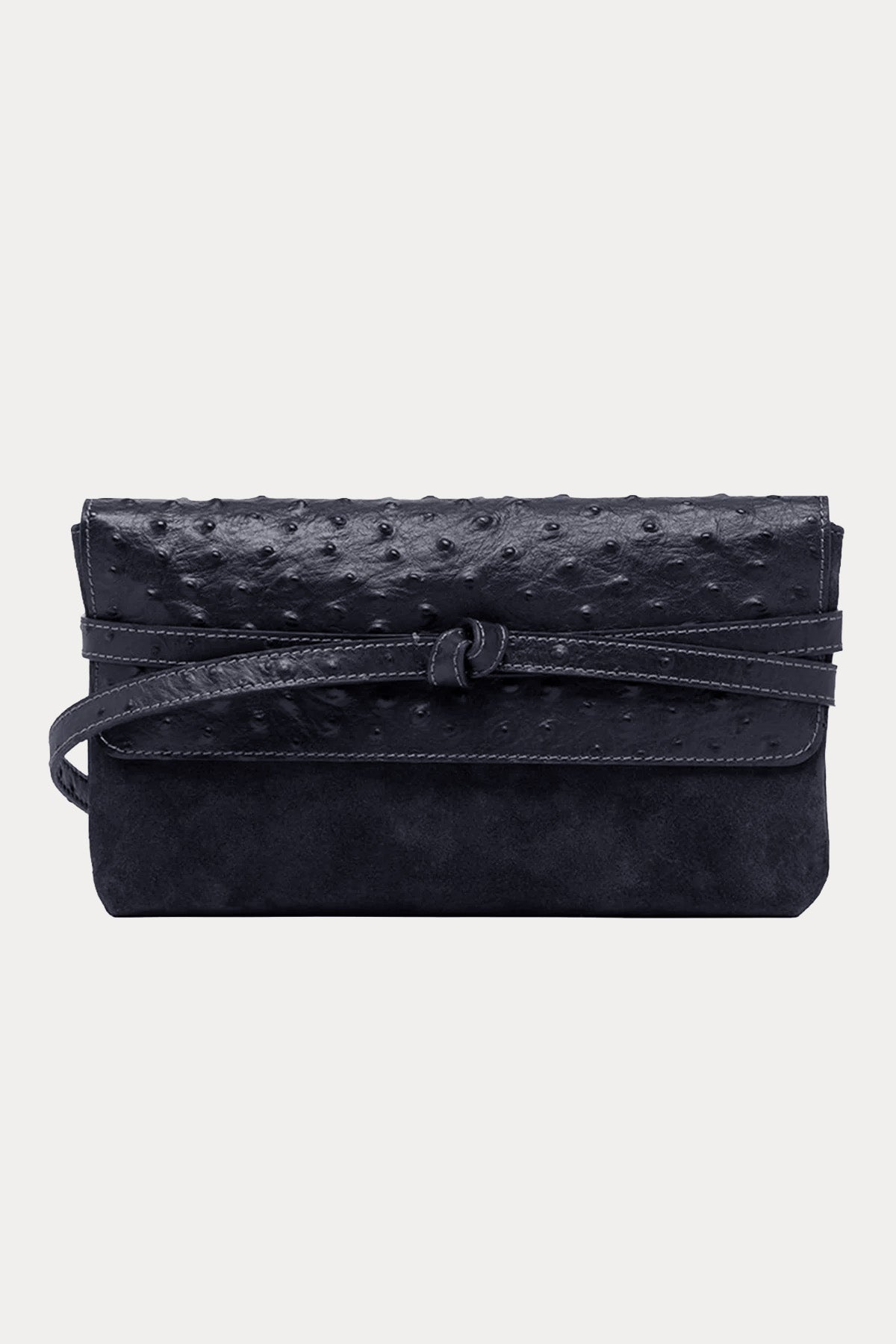 Gianni Chiarini Belty Süet Deri Clutch Çanta