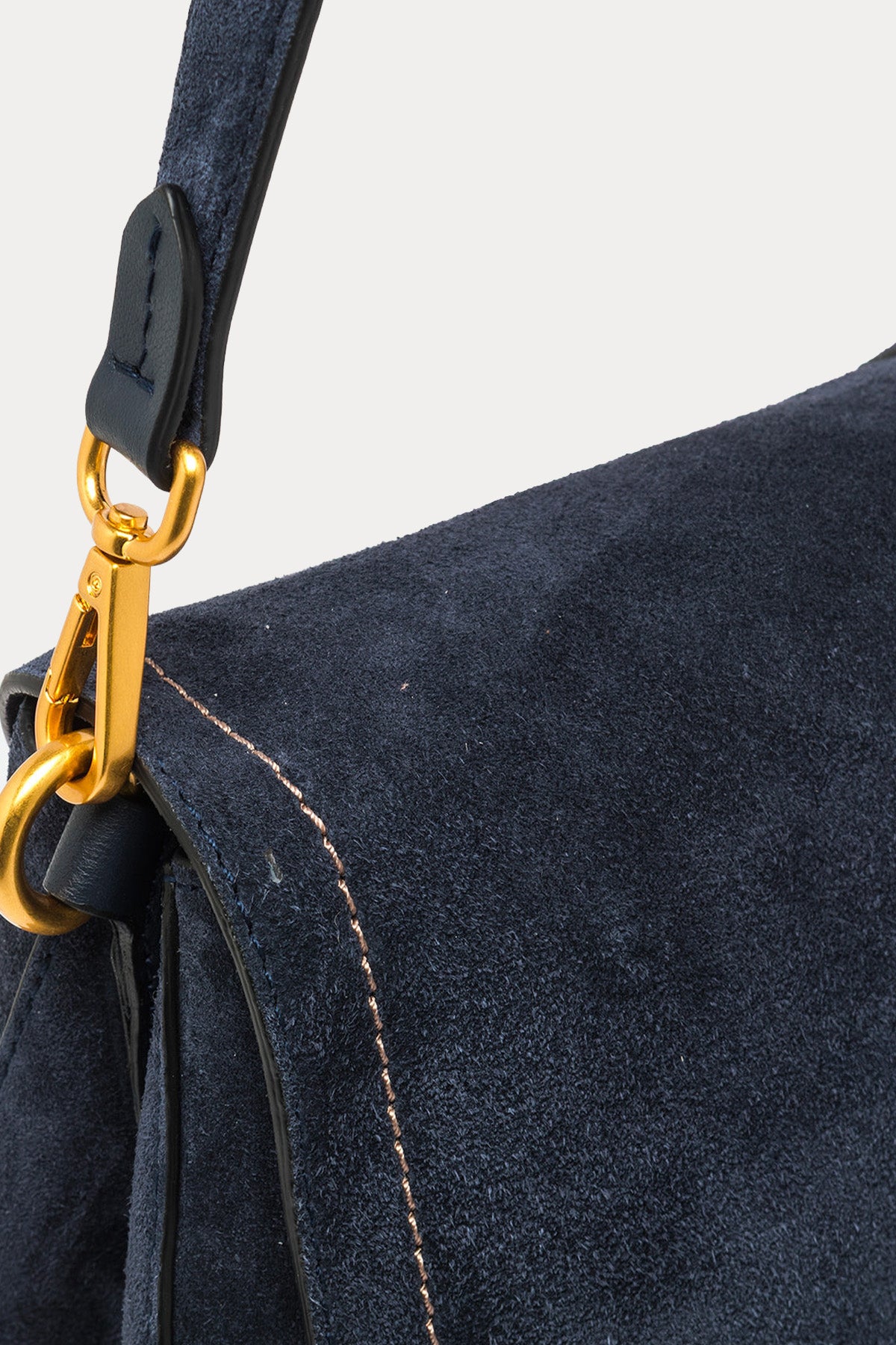 Gianni Chiarini Helena Round Süet Omuz Çantası