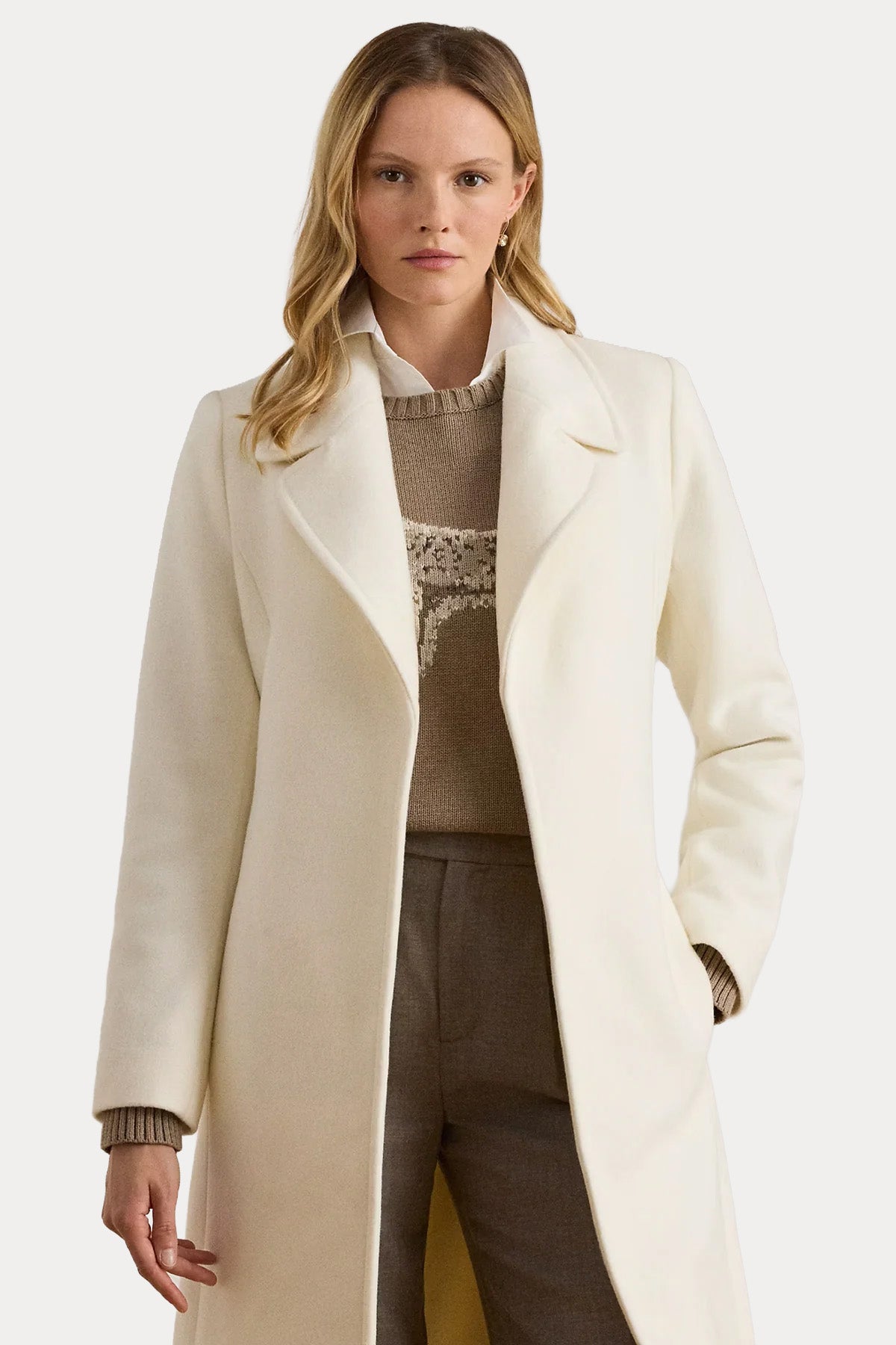 Polo Ralph Lauren Kaşmir Kemerli Yün Kaban
