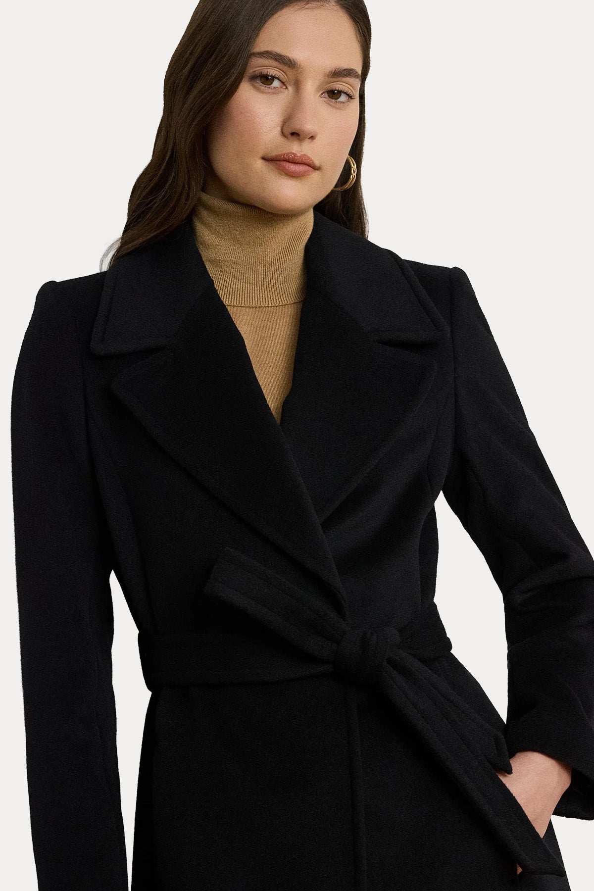 Polo Ralph Lauren Kaşmir Kemerli Yün Kaban