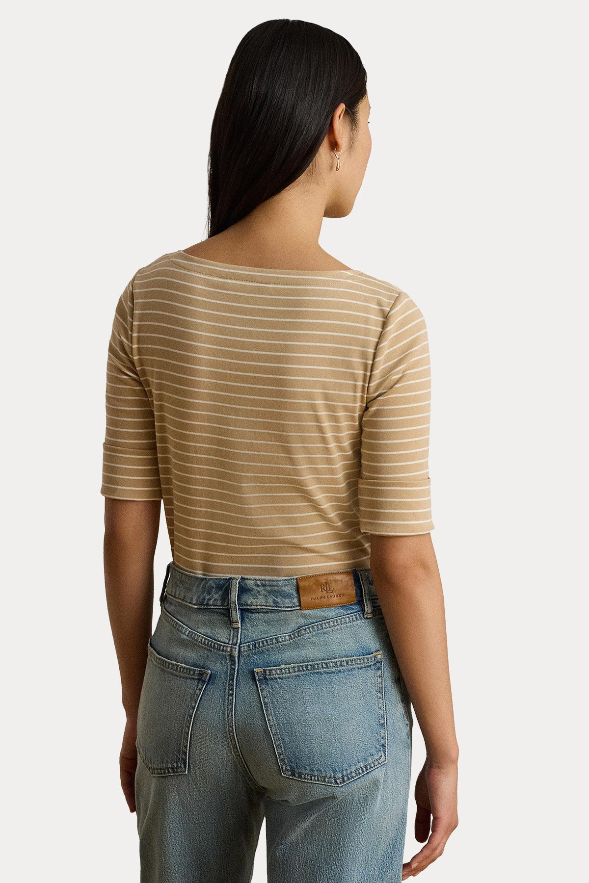 Polo Ralph Lauren Regular Fit Çizgili Streç T-shirt