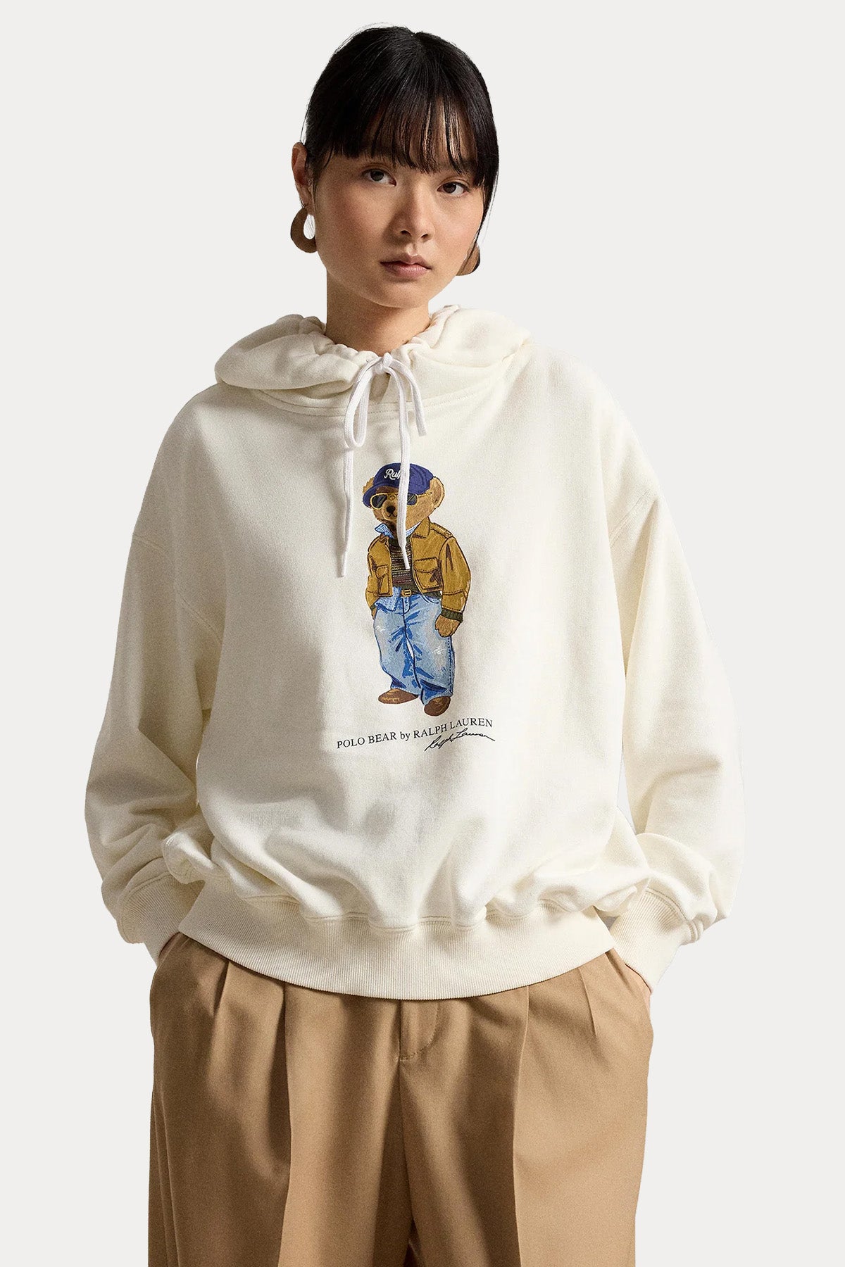 Polo Ralph Lauren Relaxed Fit Polo Bear Kapüşonlu Sweatshirt
