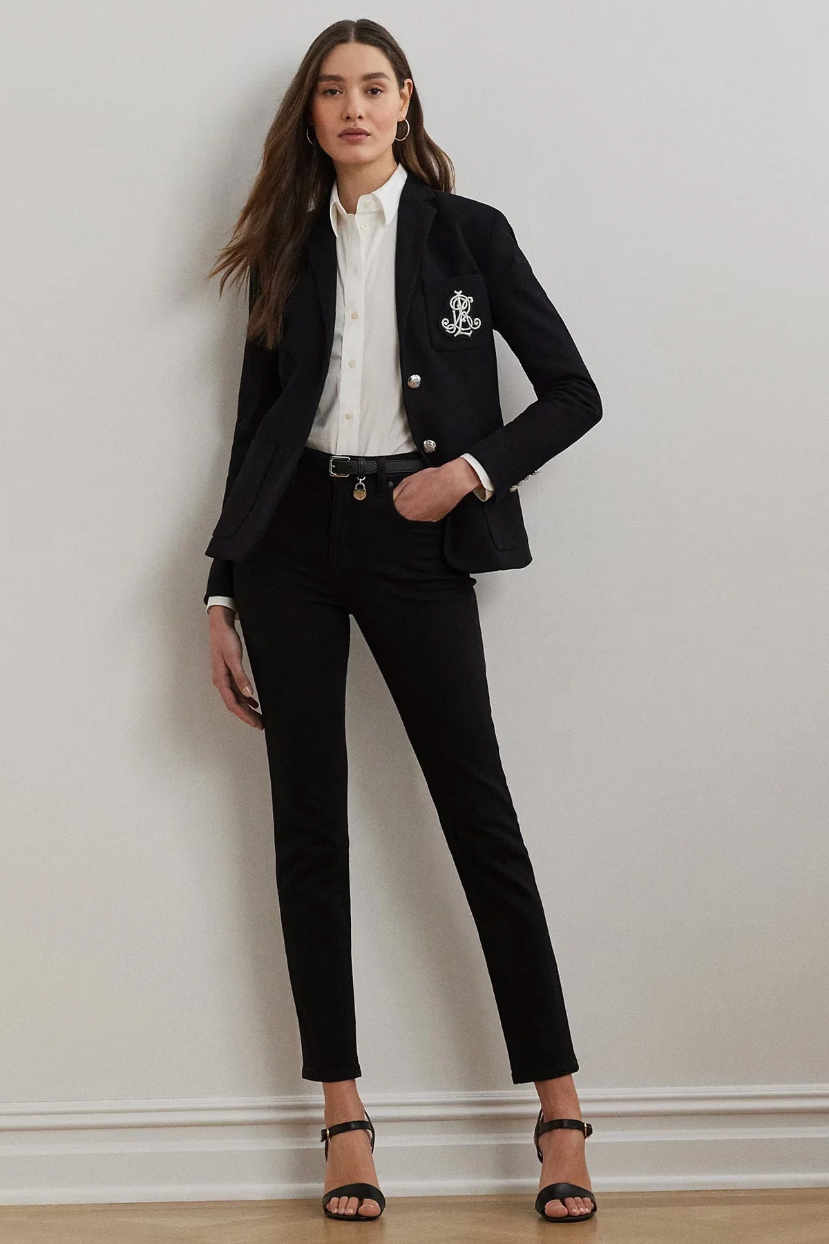 Polo Ralph Lauren Slim Fit Nakış Logolu Spor Cepli Blazer Ceket