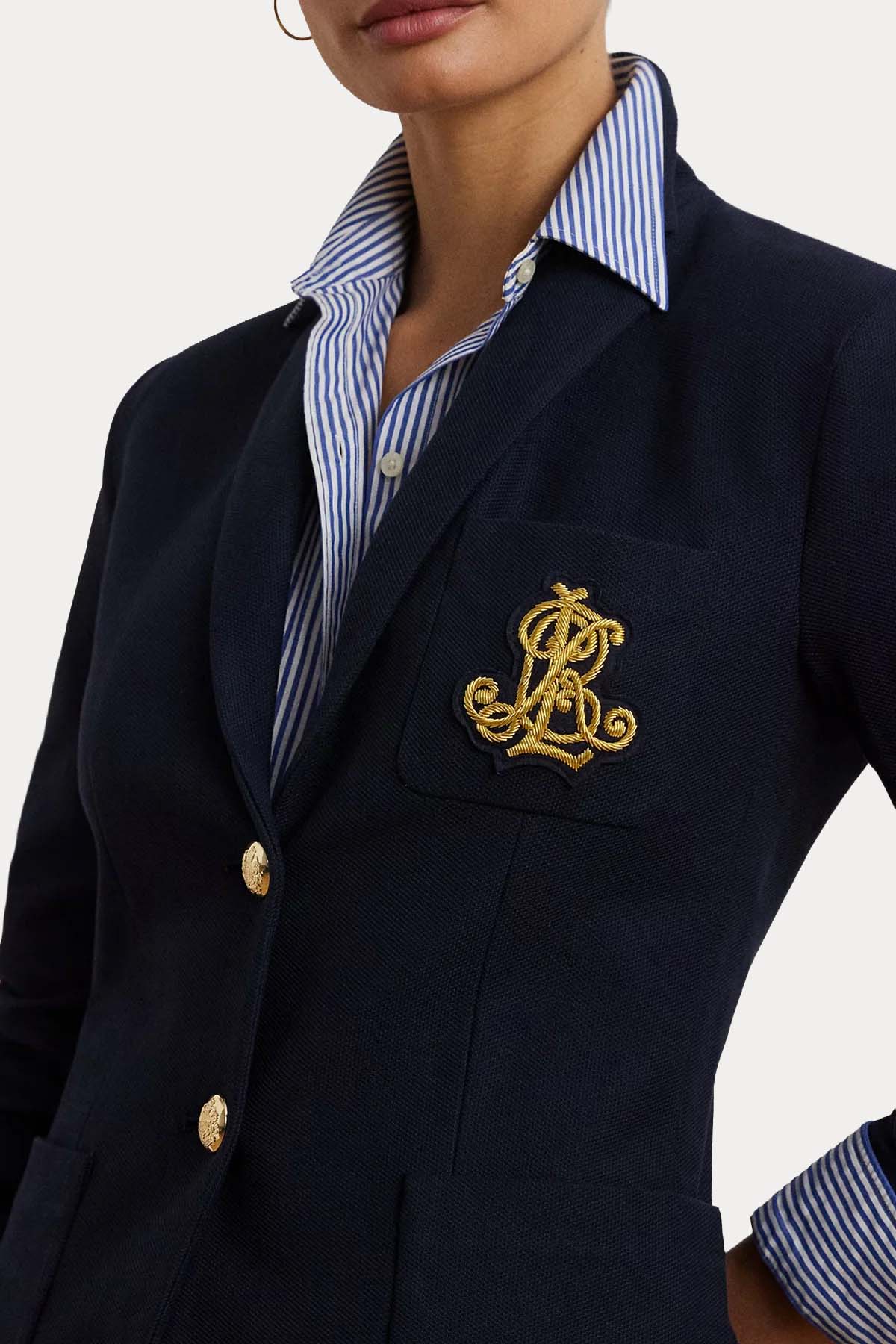 Polo Ralph Lauren Slim Fit Nakış Logolu Spor Cepli Blazer Ceket