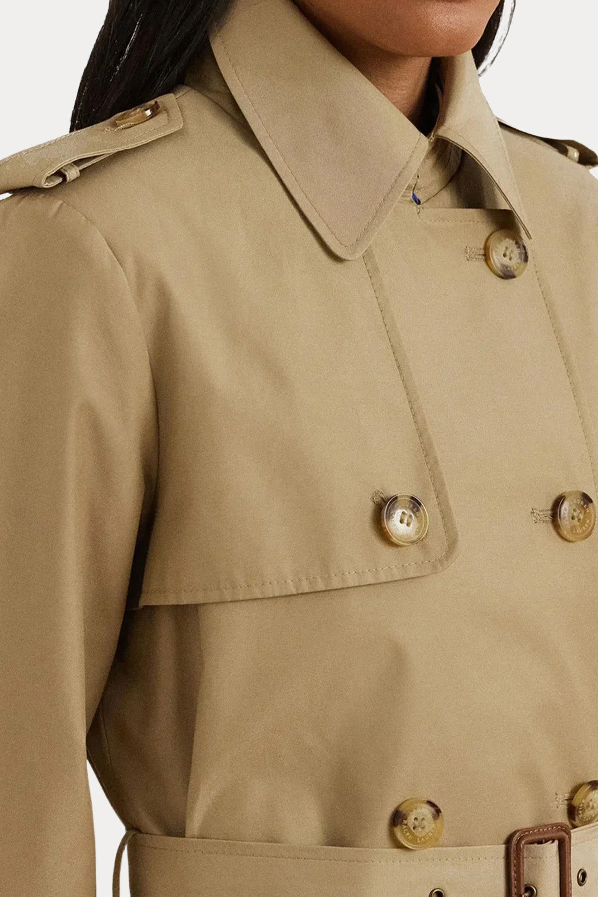 Polo Ralph Lauren Kruvaze Kemerli Trençkot