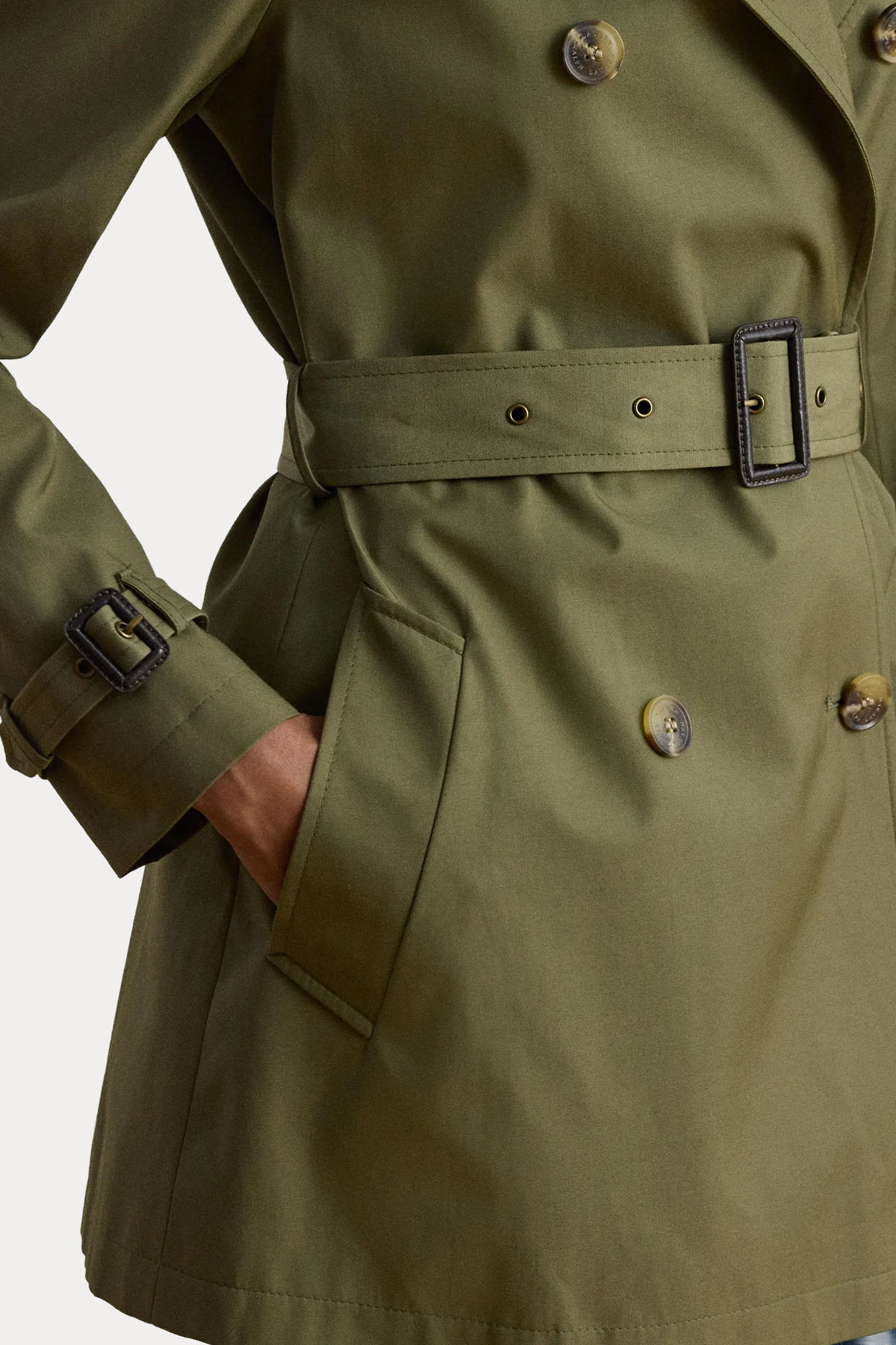 Polo Ralph Lauren Kruvaze Kemerli Trençkot