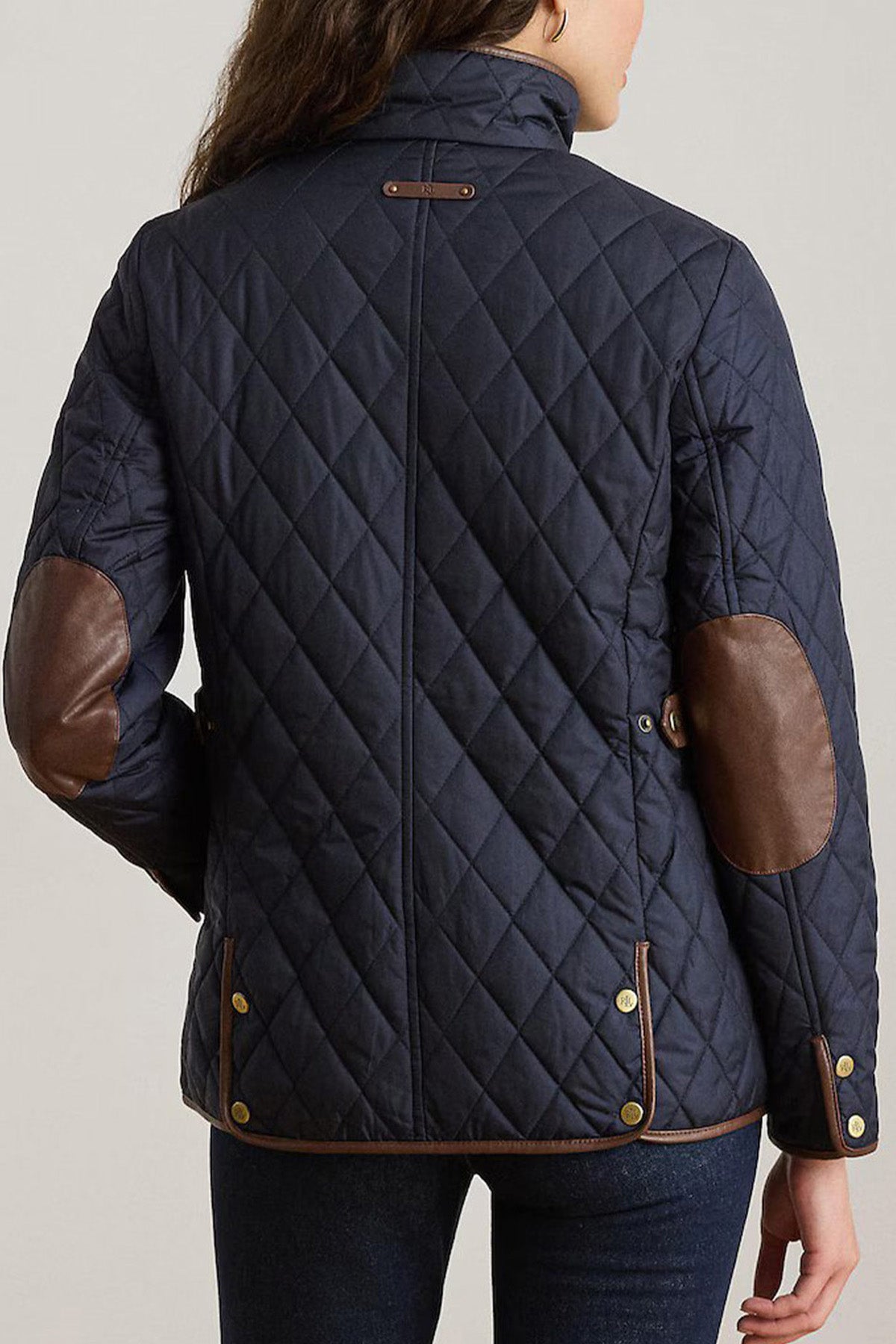 Polo Ralph Lauren Dik Yaka Kapitone Desenli Mont Ceket