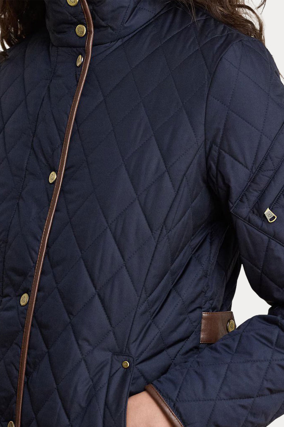 Polo Ralph Lauren Dik Yaka Kapitone Desenli Mont Ceket