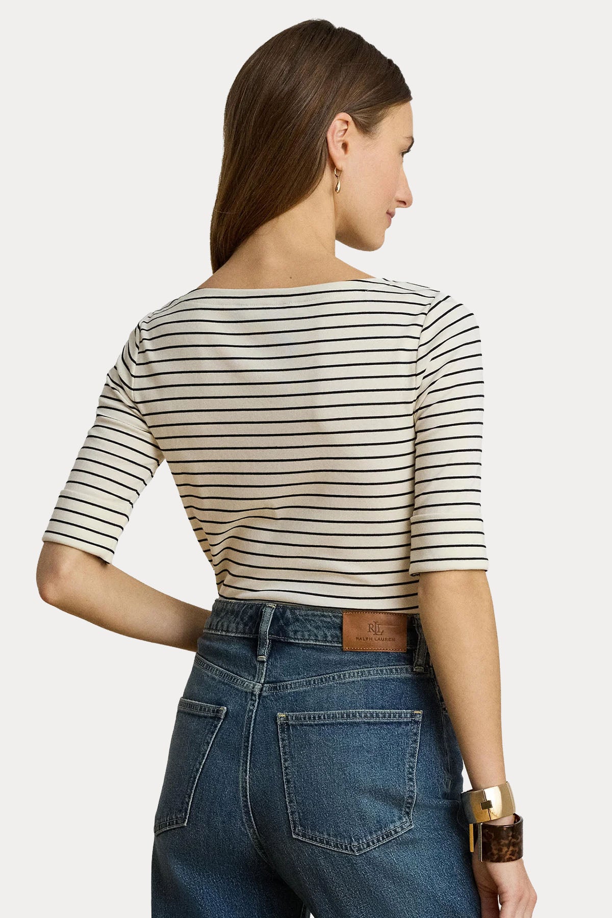 Polo Ralph Lauren Regular Fit Çizgili Streç T-shirt