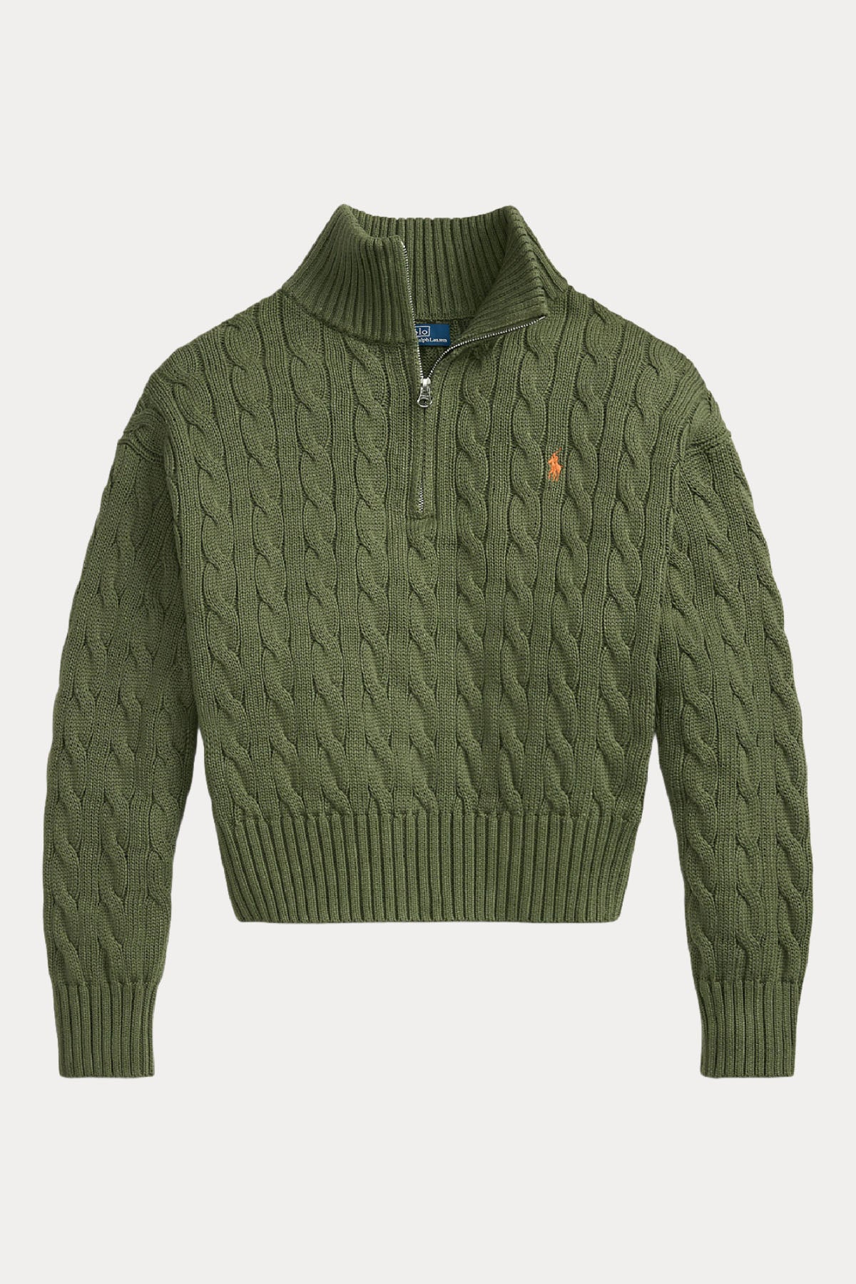 Polo Ralph Lauren Relaxed Fit Perkins Yaka Saç Örgü Triko