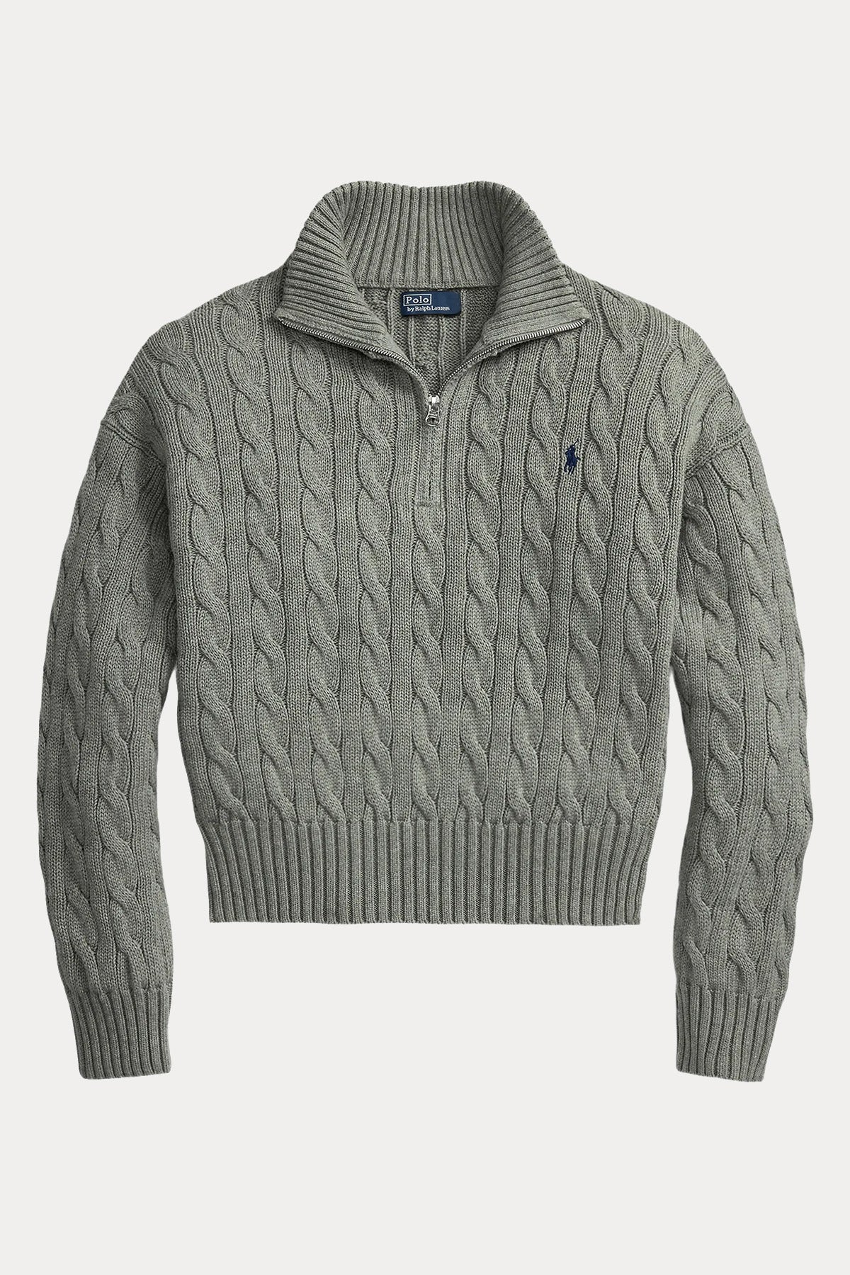 Polo Ralph Lauren Relaxed Fit Perkins Yaka Saç Örgü Triko