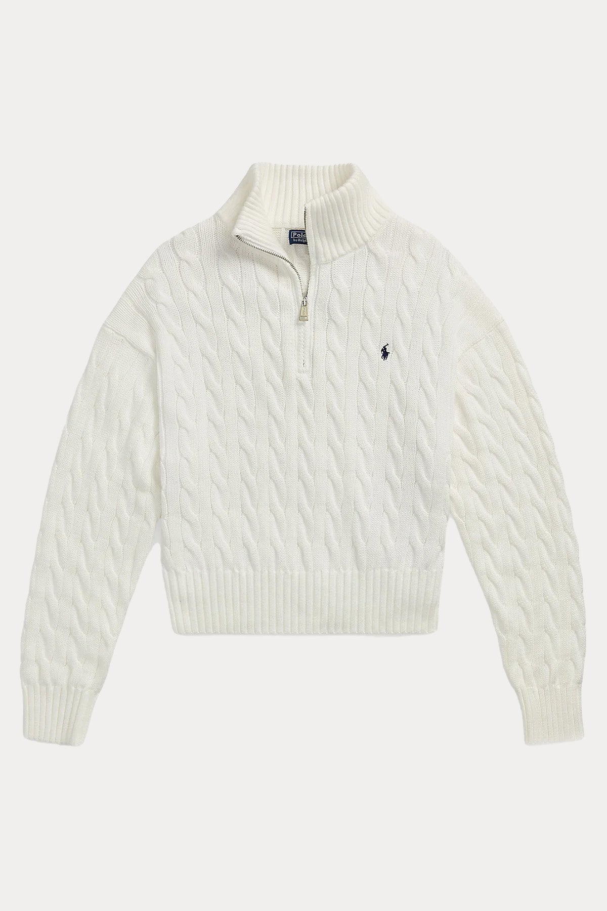 Polo Ralph Lauren Relaxed Fit Perkins Yaka Saç Örgü Triko