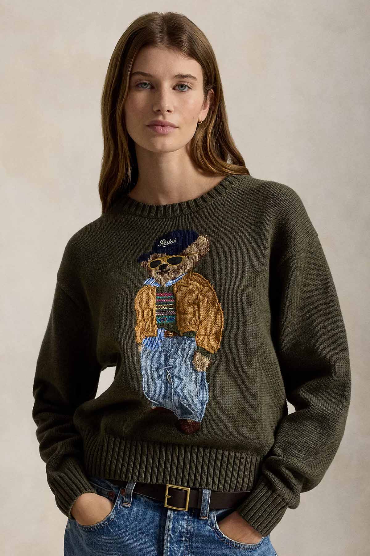 Polo Ralph Lauren Relaxed Fit Polo Bear Örgü Triko
