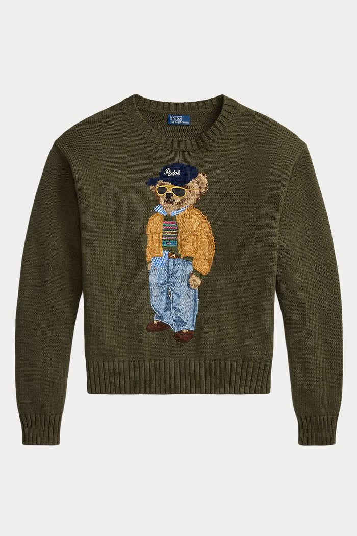 Polo Ralph Lauren Relaxed Fit Polo Bear Örgü Triko