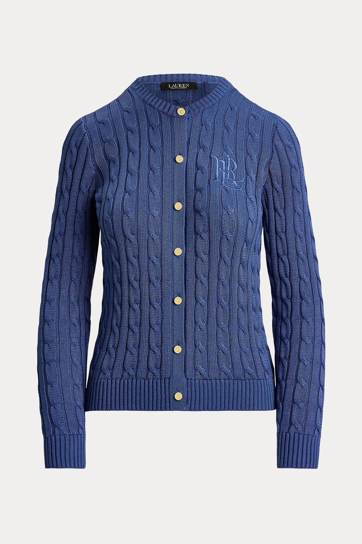 Polo Ralph Lauren Slim Fit Logolu Saç Örgü Triko Ceket