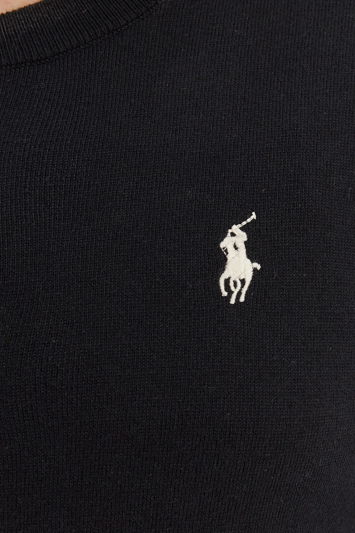 Polo Ralph Lauren Slim Fit Yuvarlak Yaka İnce Örgü Triko Ceket
