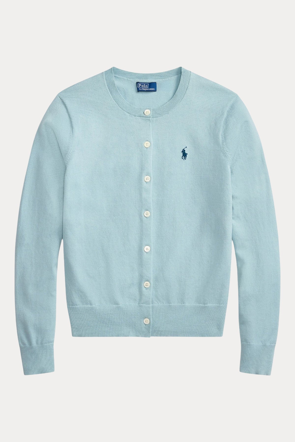 Polo Ralph Lauren Slim Fit Yuvarlak Yaka İnce Örgü Triko Ceket