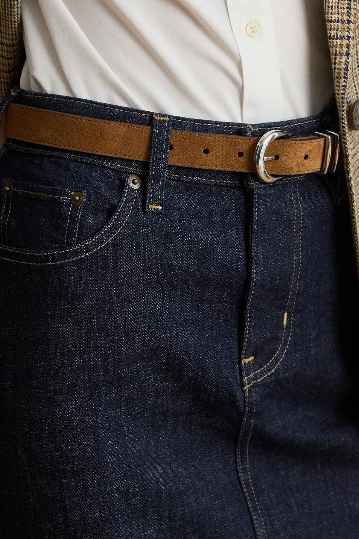 Polo Ralph Lauren Midi Denim Etek