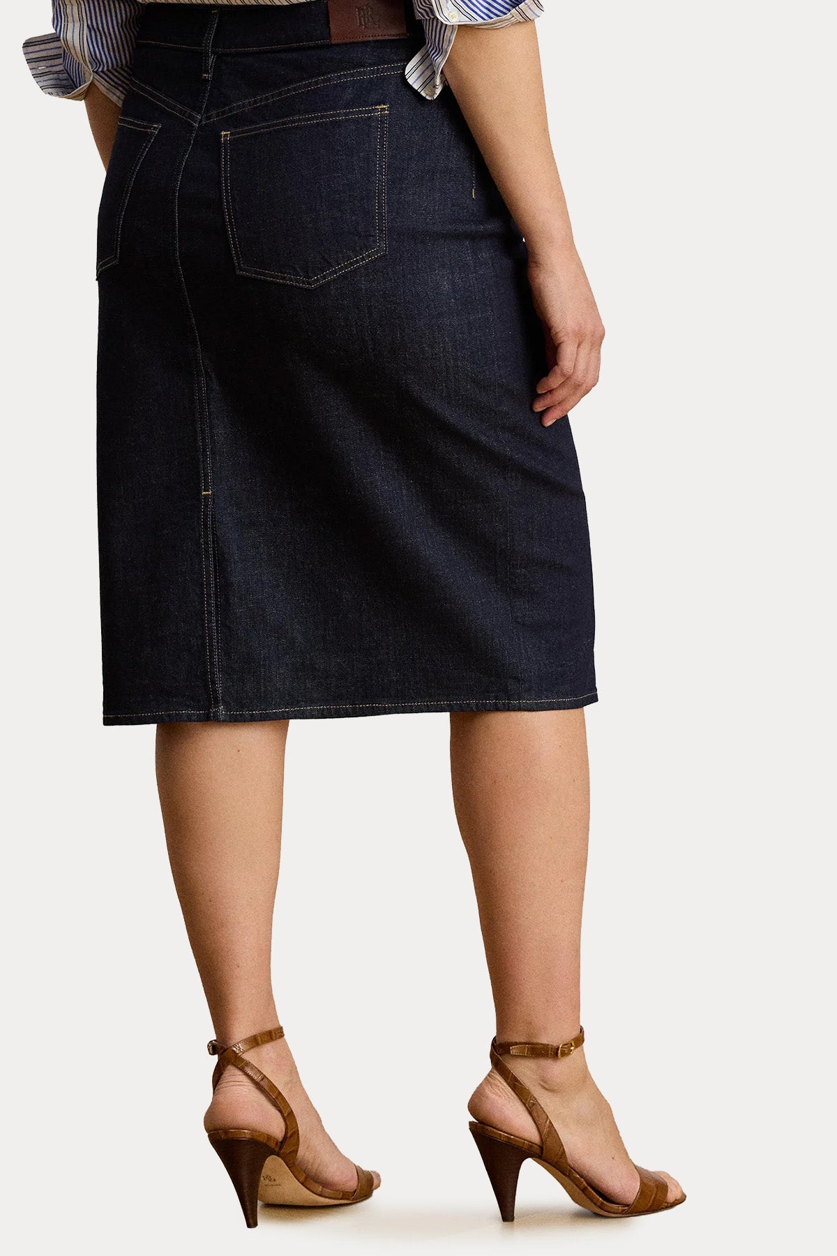 Polo Ralph Lauren Midi Denim Etek