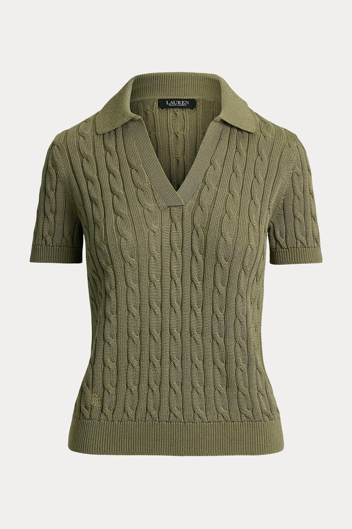 Polo Ralph Lauren Polo Yaka Saç Örgü Triko