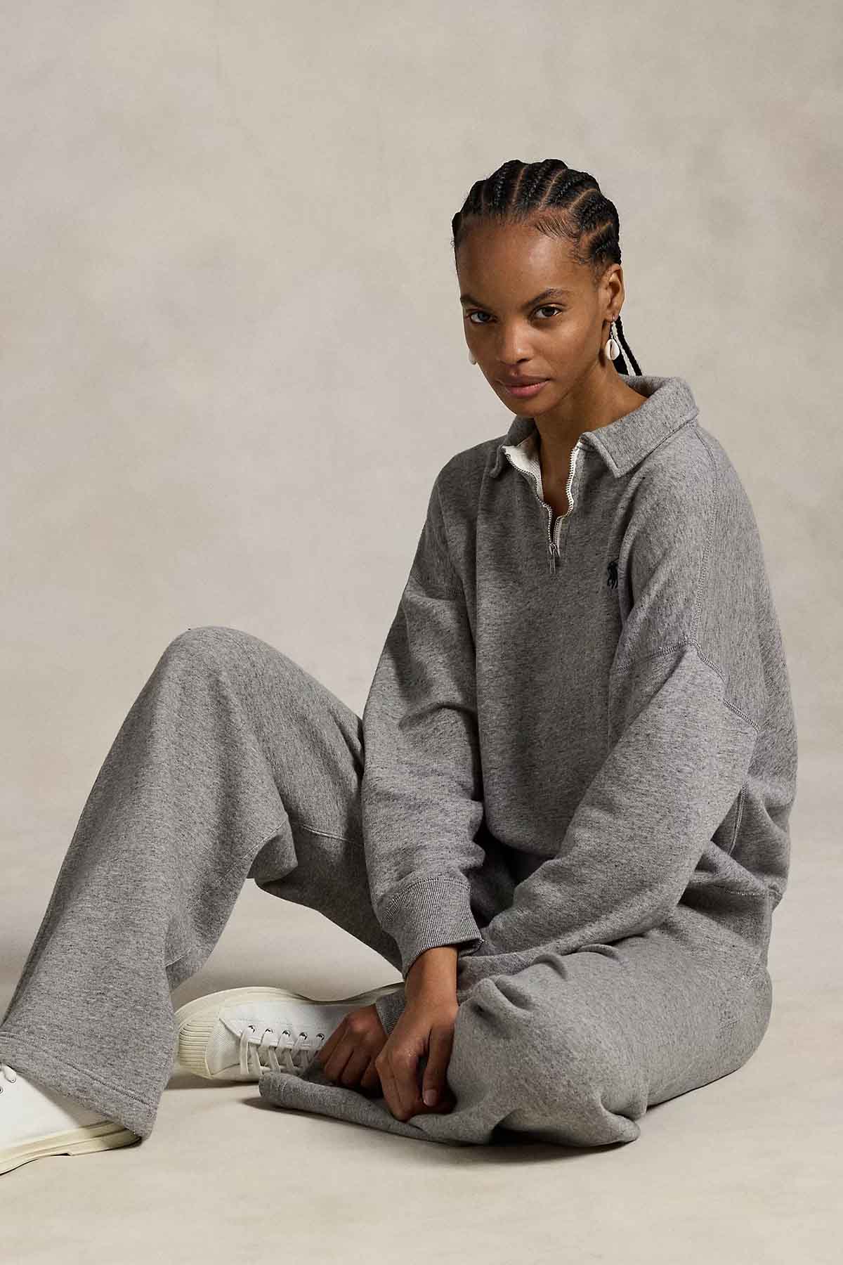Polo Ralph Lauren Beli Lastikli Geniş Paça Şardonlu Eşofman Altı