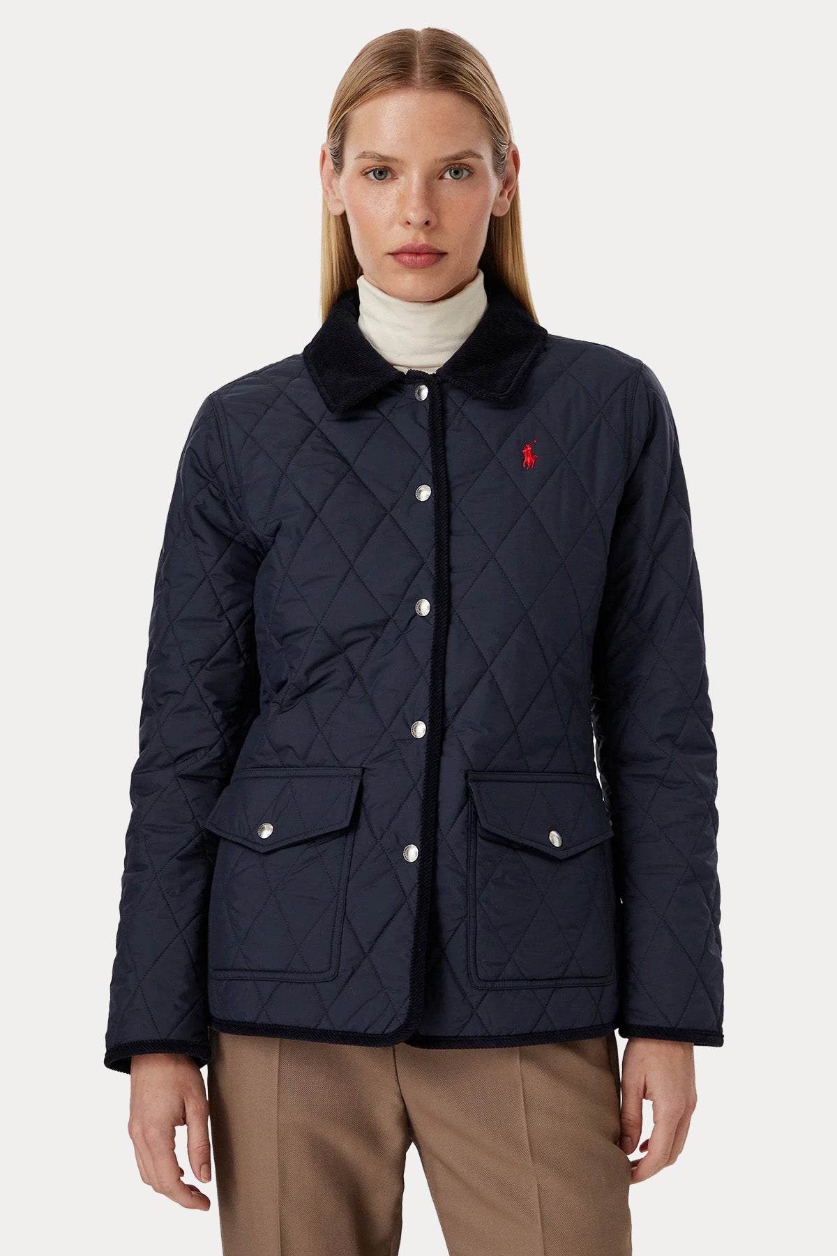 Polo Ralph Lauren Kapitone Desenli Mont Ceket