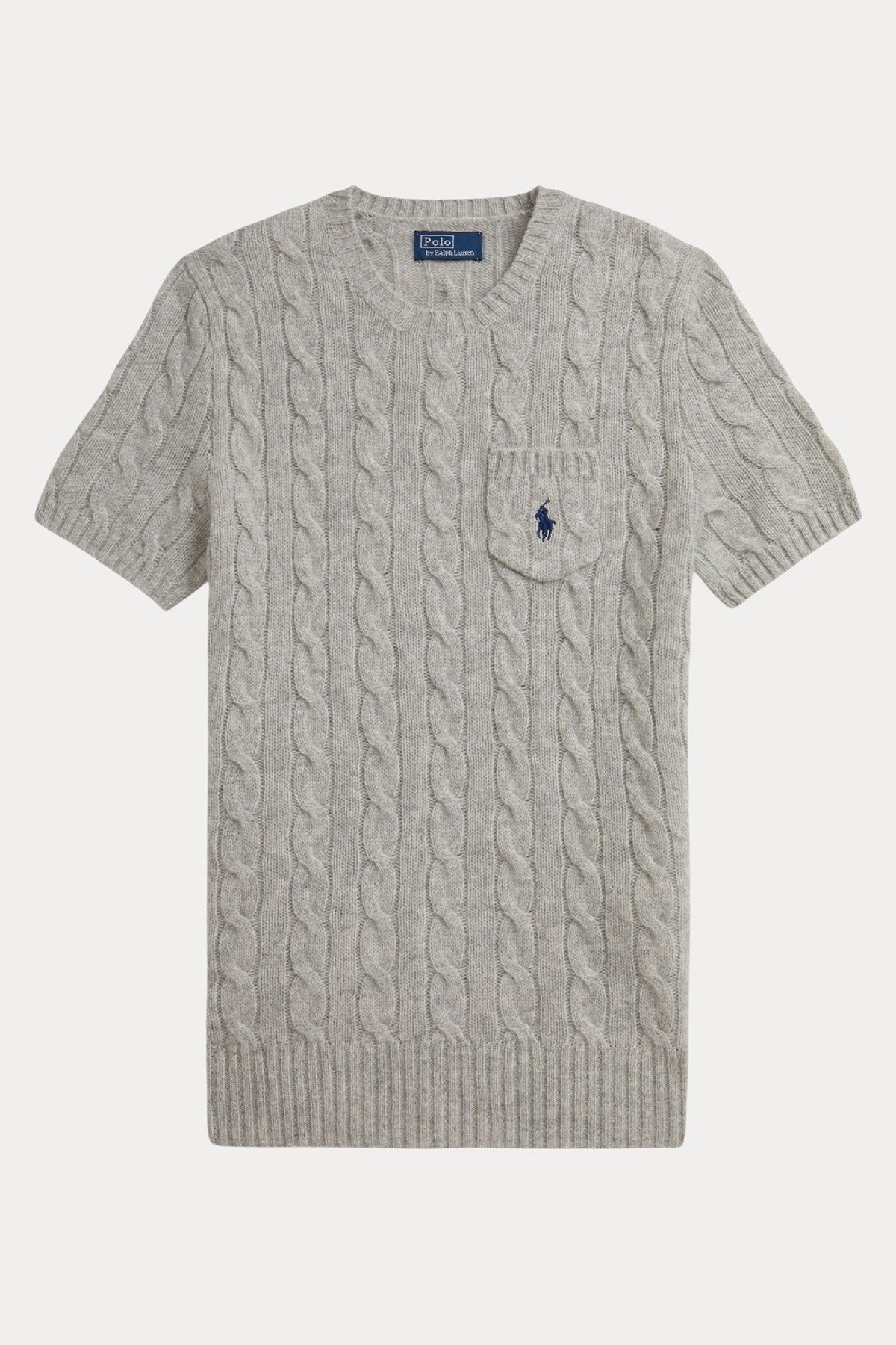 Polo Ralph Lauren Slim Fit Yuvarlak Yaka Saç Örgü Triko
