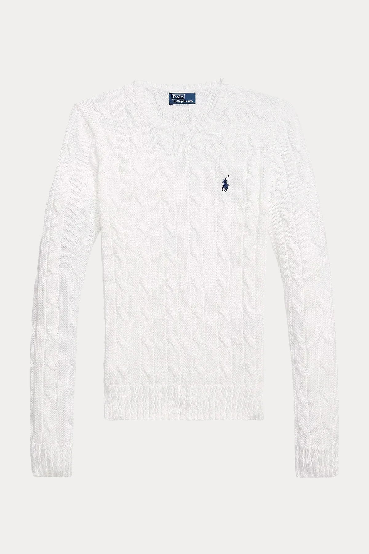 Polo Ralph Lauren Slim Fit Yuvarlak Yaka Saç Örgü Triko
