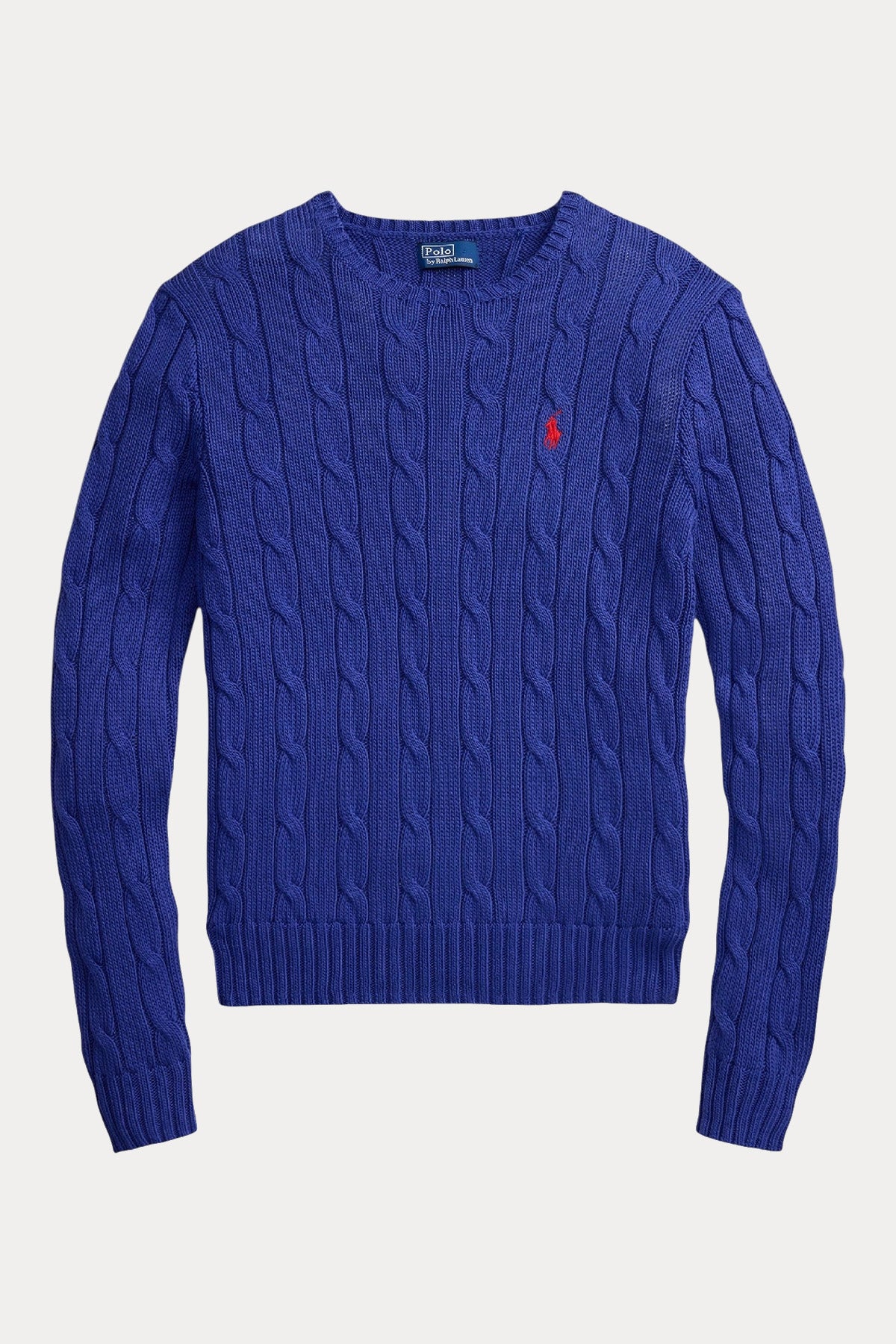 Polo Ralph Lauren Slim Fit Yuvarlak Yaka Saç Örgü Triko