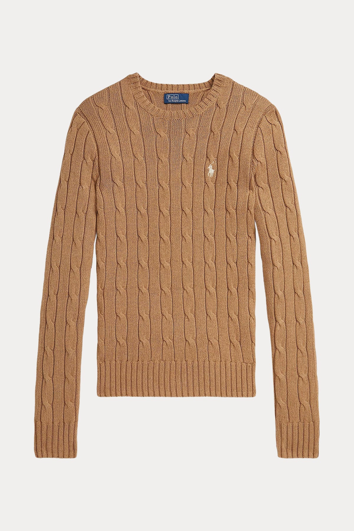 Polo Ralph Lauren Slim Fit Yuvarlak Yaka Saç Örgü Triko