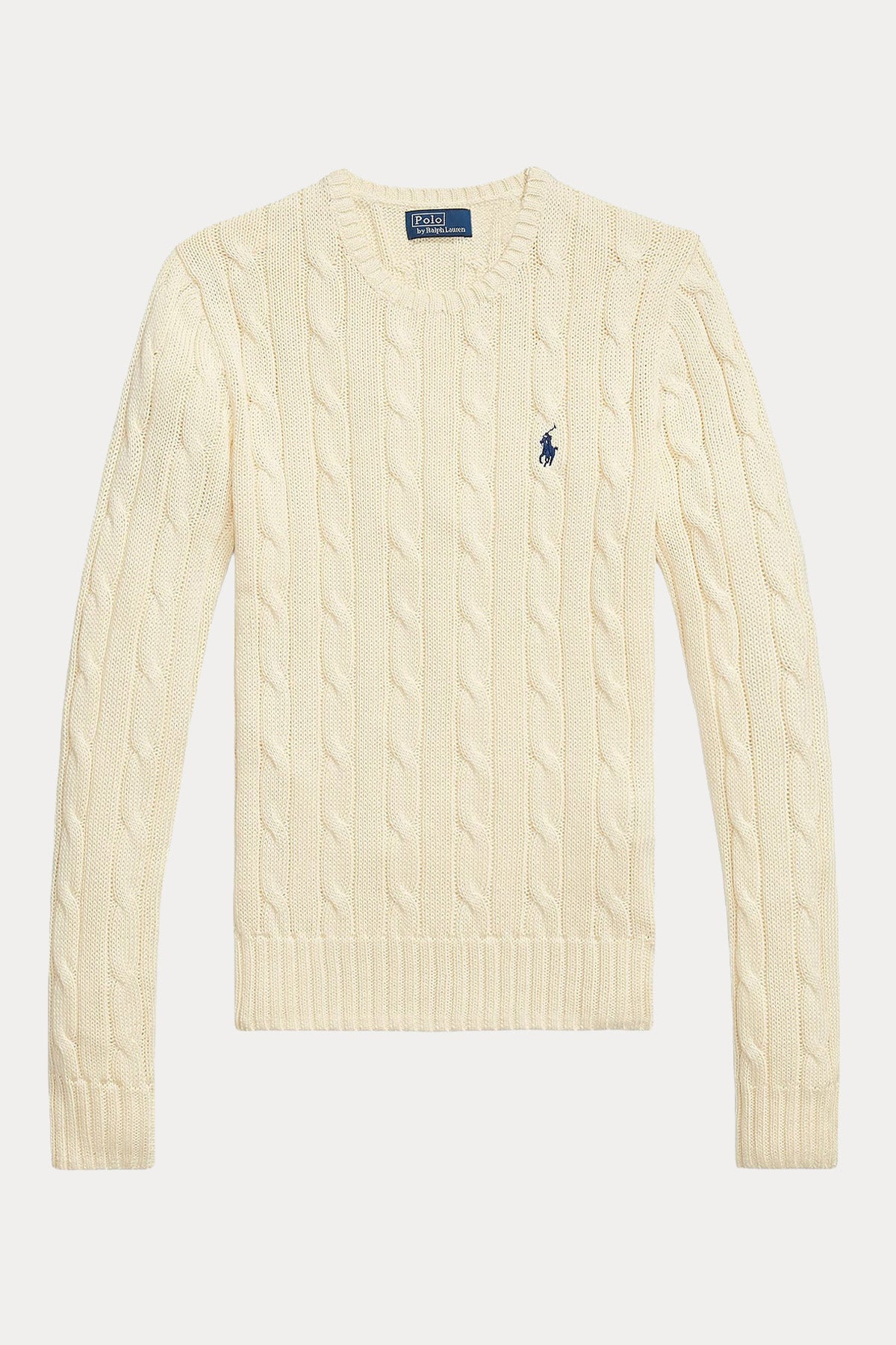 Polo Ralph Lauren Slim Fit Yuvarlak Yaka Saç Örgü Triko