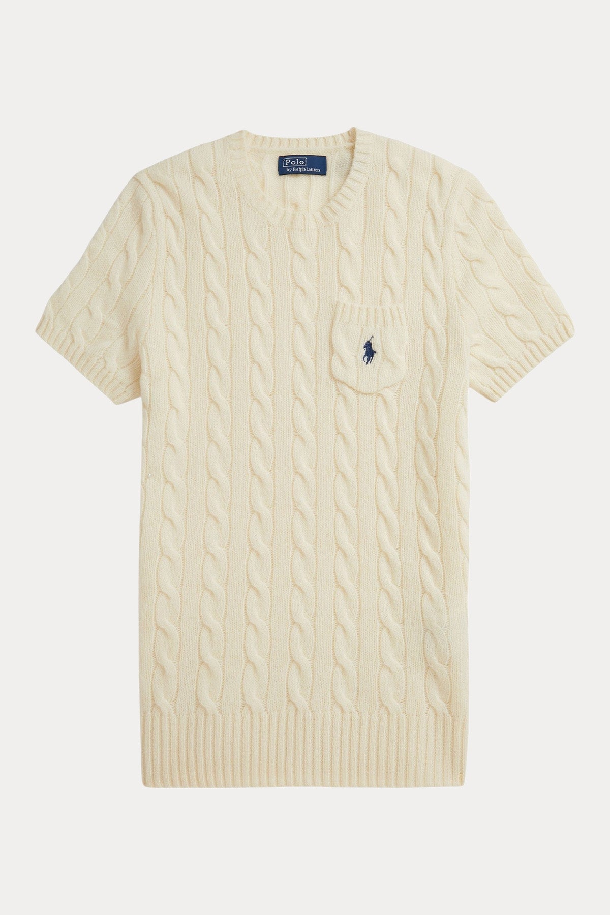 Polo Ralph Lauren Slim Fit Yuvarlak Yaka Saç Örgü Triko