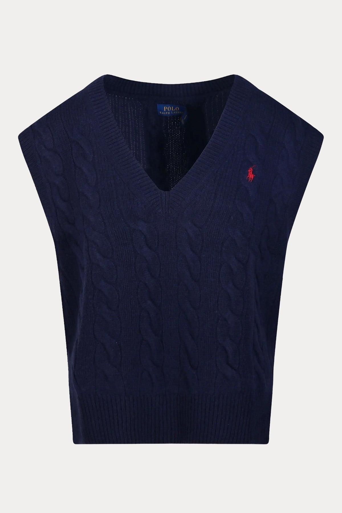 Polo Ralph Lauren Relaxed Fit Saç Örgü Kaşmir Yün Triko