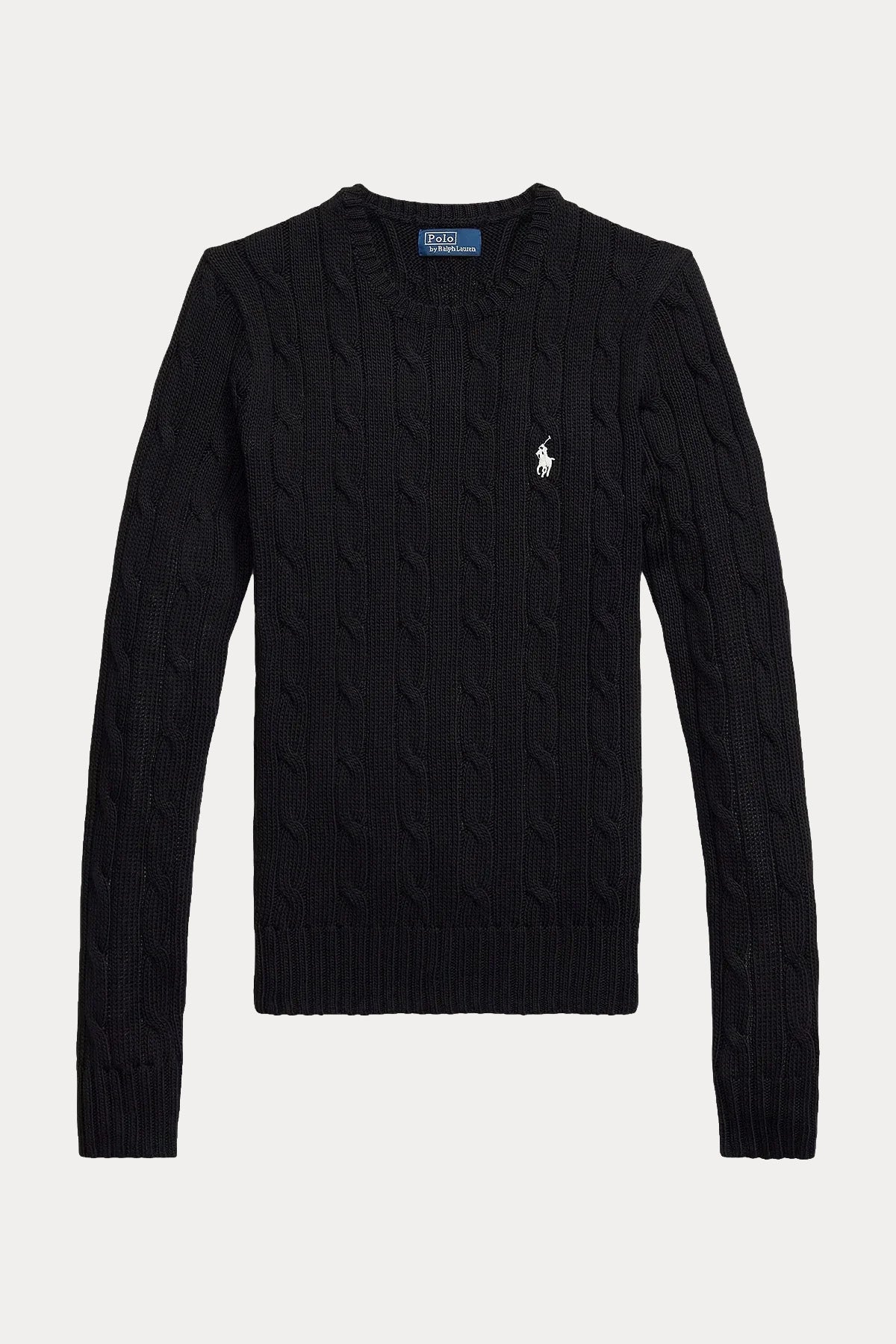 Polo Ralph Lauren Slim Fit Yuvarlak Yaka Saç Örgü Triko