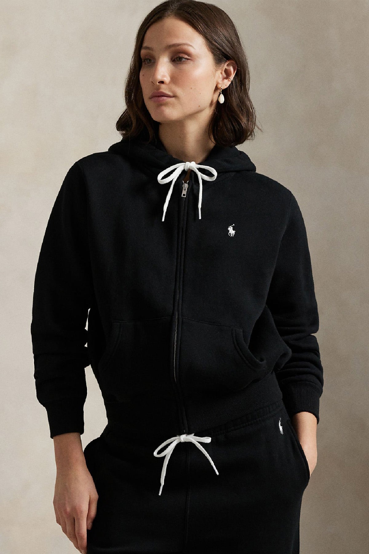 Polo Ralph Lauren Şardonlu Kapüşonlu Sweatshirt Ceket