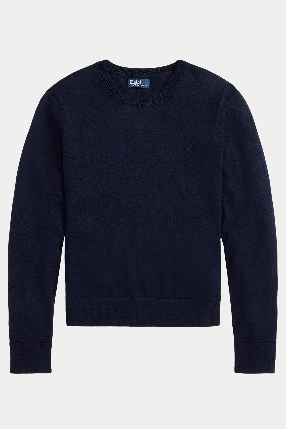 Polo Ralph Lauren Slim Fit Yuvarlak Yaka İnce Örgü Yün Triko