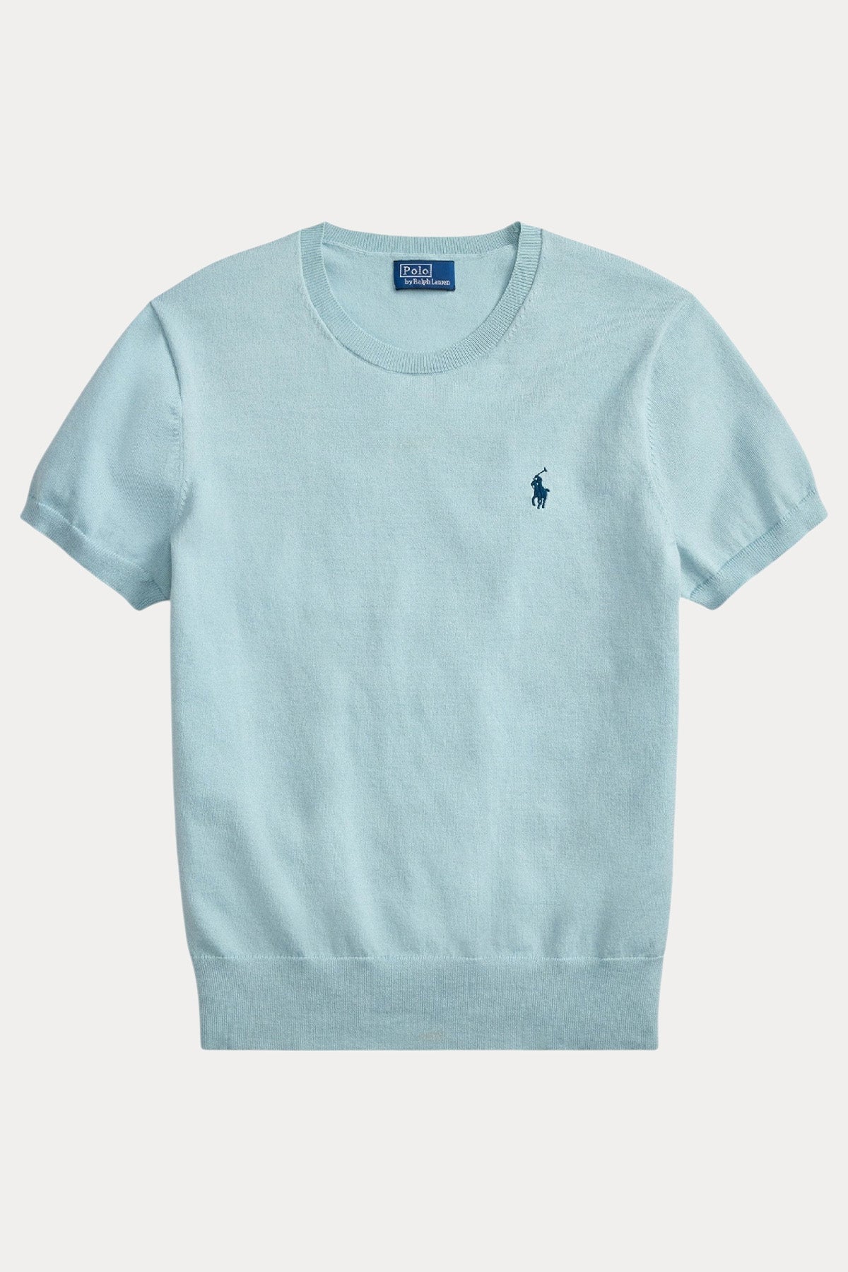 Polo Ralph Lauren Slim Fit Yuvarlak Yaka İnce Örgü Streç Triko