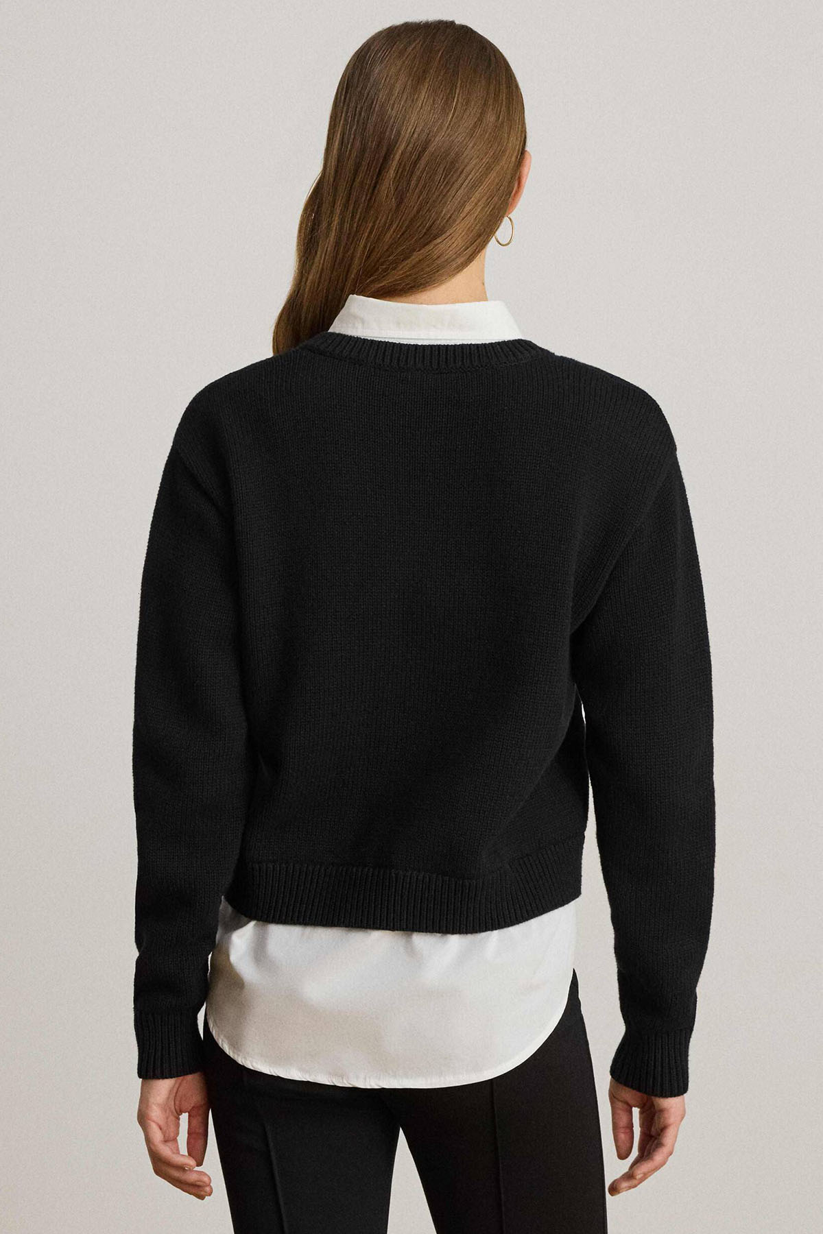 Polo Ralph Lauren Relaxed Fit Gömlekli Örgü Triko