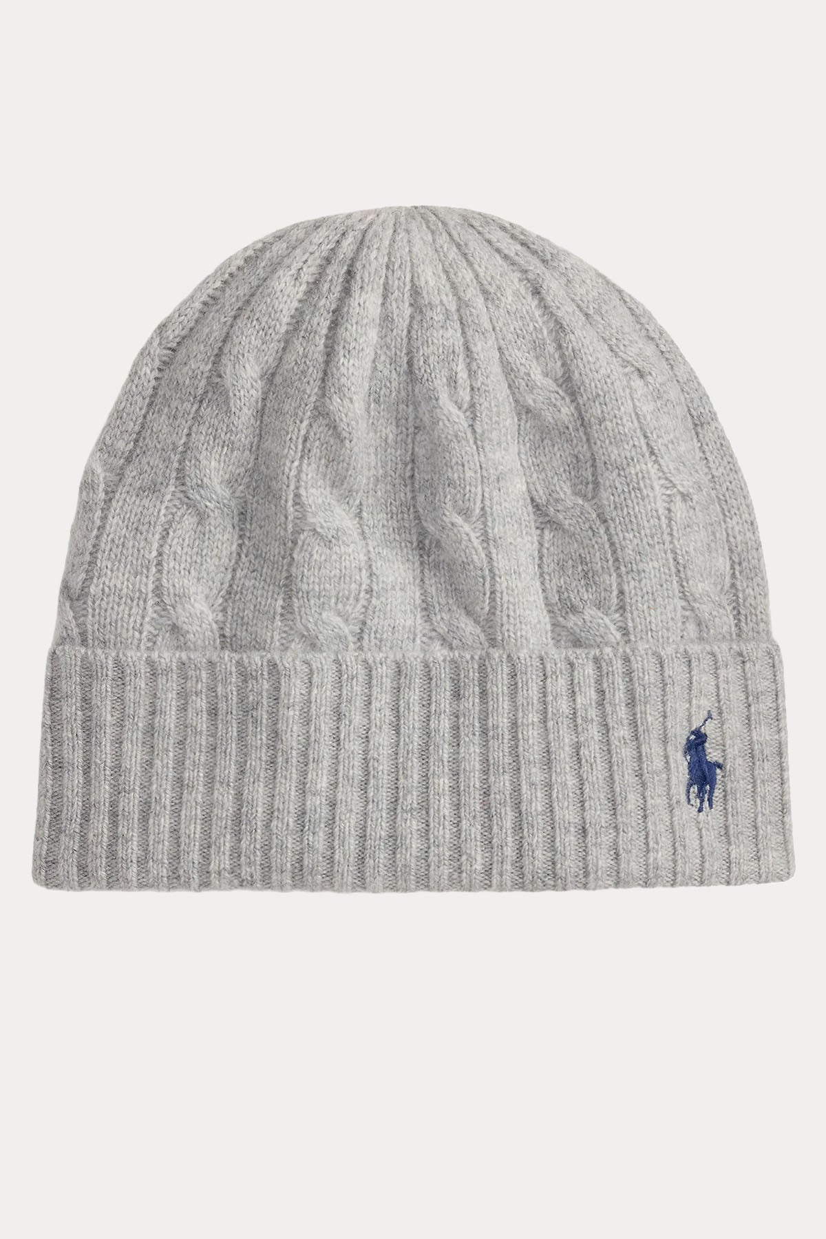 Polo Ralph Lauren Kaşmir Saç Örgü Yün Bere