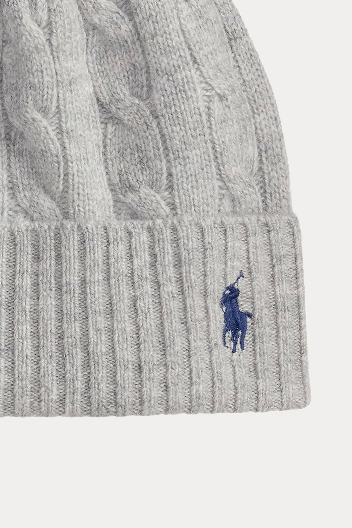 Polo Ralph Lauren Kaşmir Saç Örgü Yün Bere
