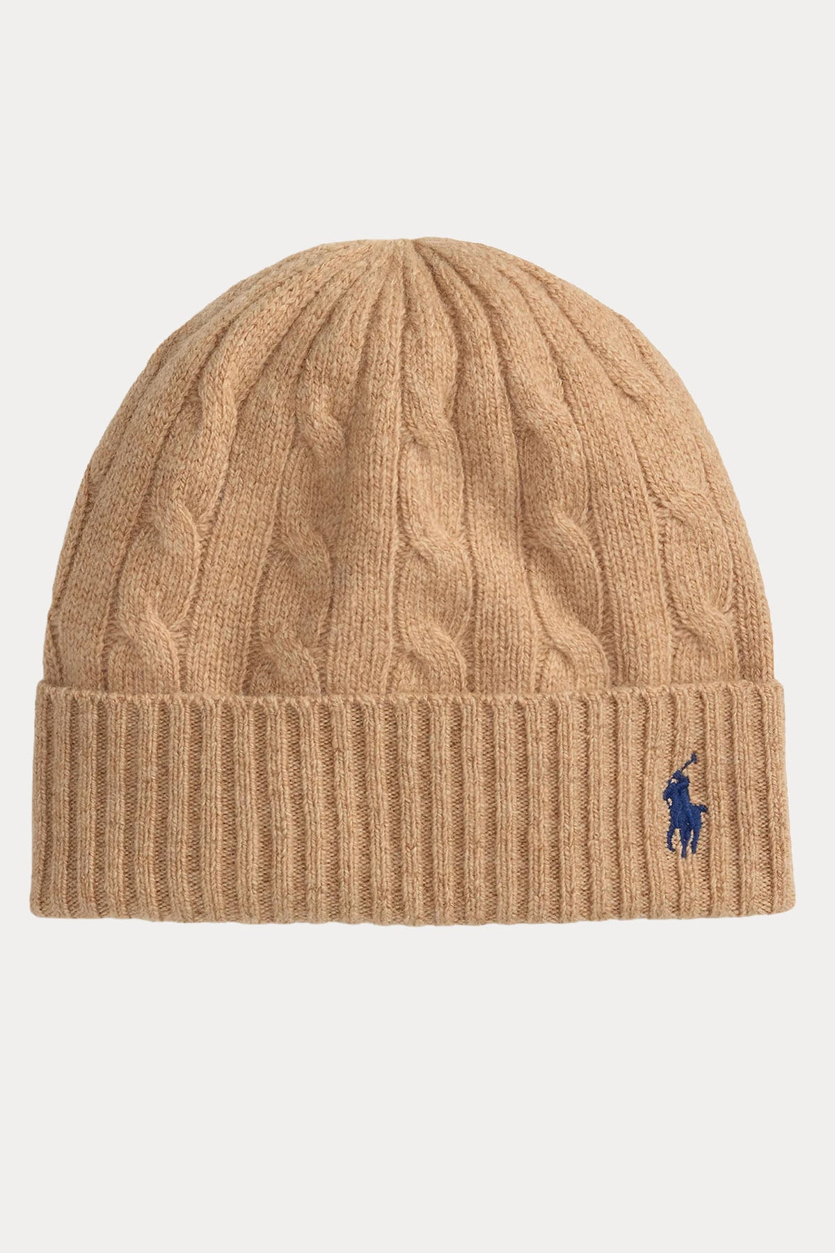 Polo Ralph Lauren Kaşmir Saç Örgü Yün Bere