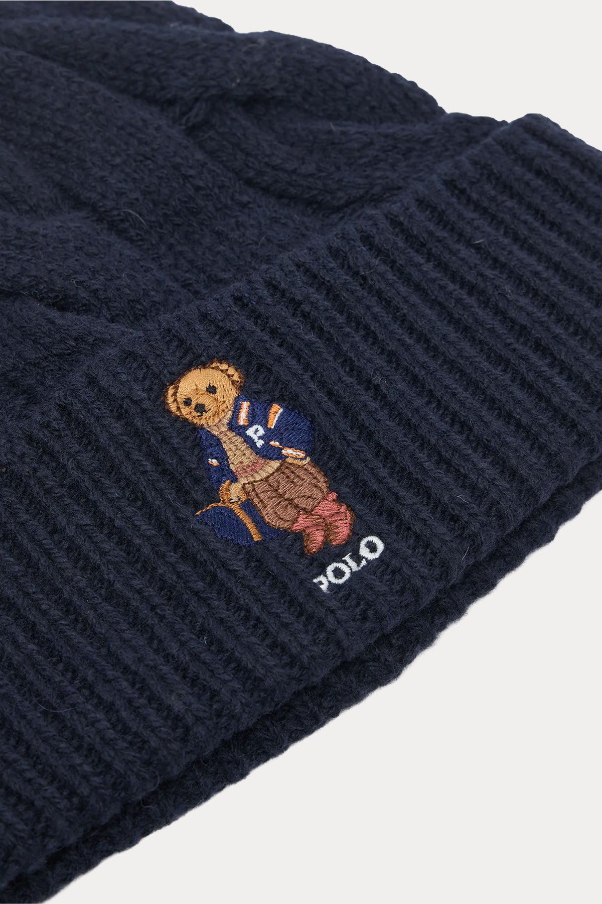 Polo Ralph Lauren Polo Bear Saç Örgü Yün Bere