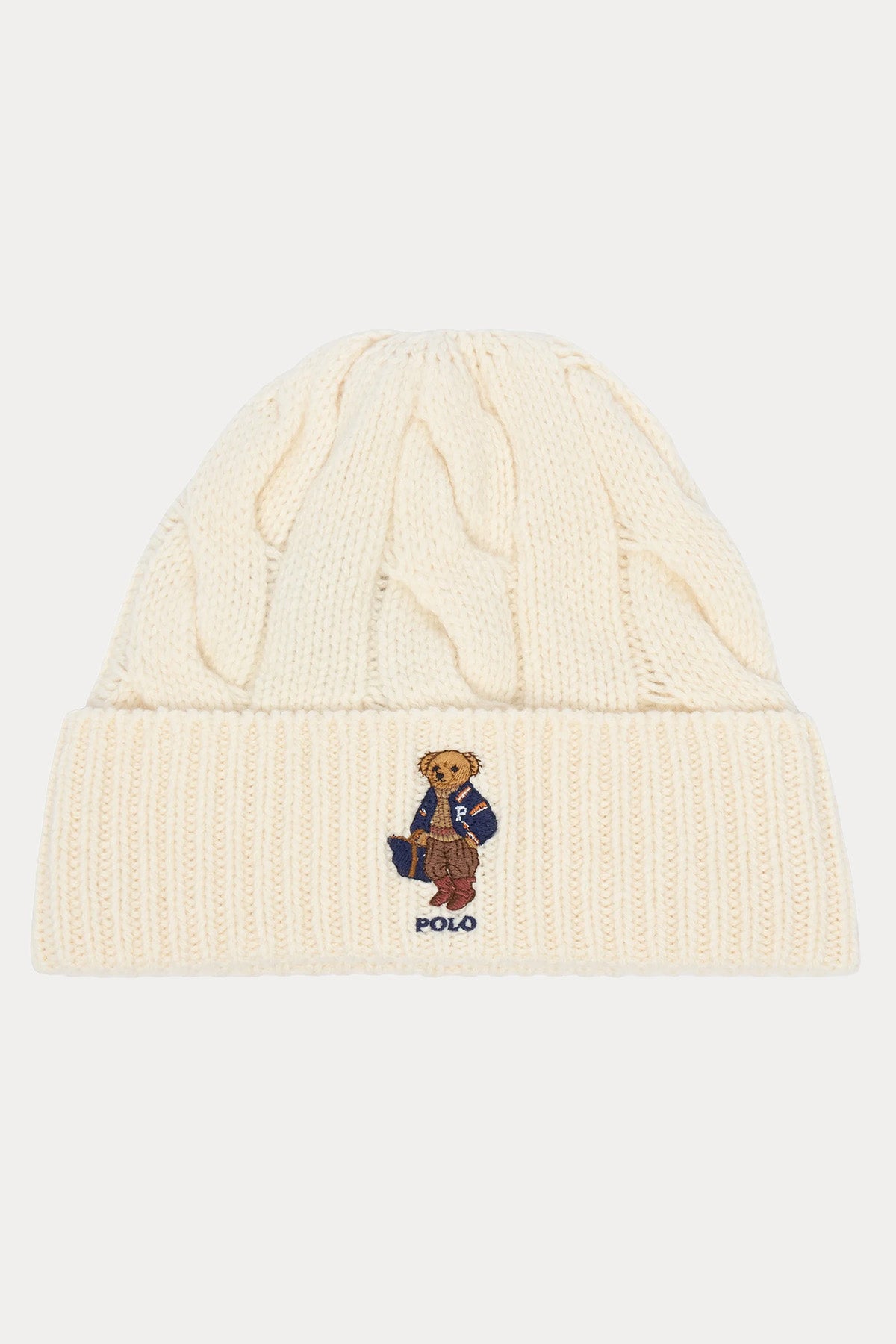 Polo Ralph Lauren Polo Bear Saç Örgü Yün Bere