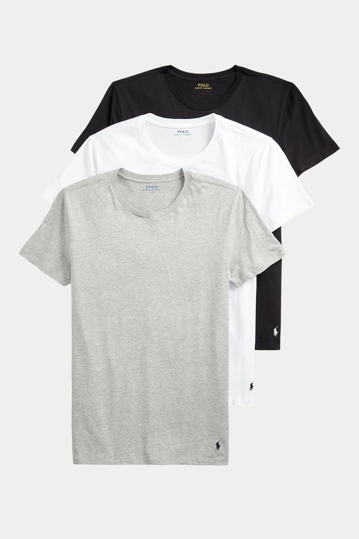 Polo Ralph Lauren 3'lü Paket Yuvarlak Yaka T-shirt Set