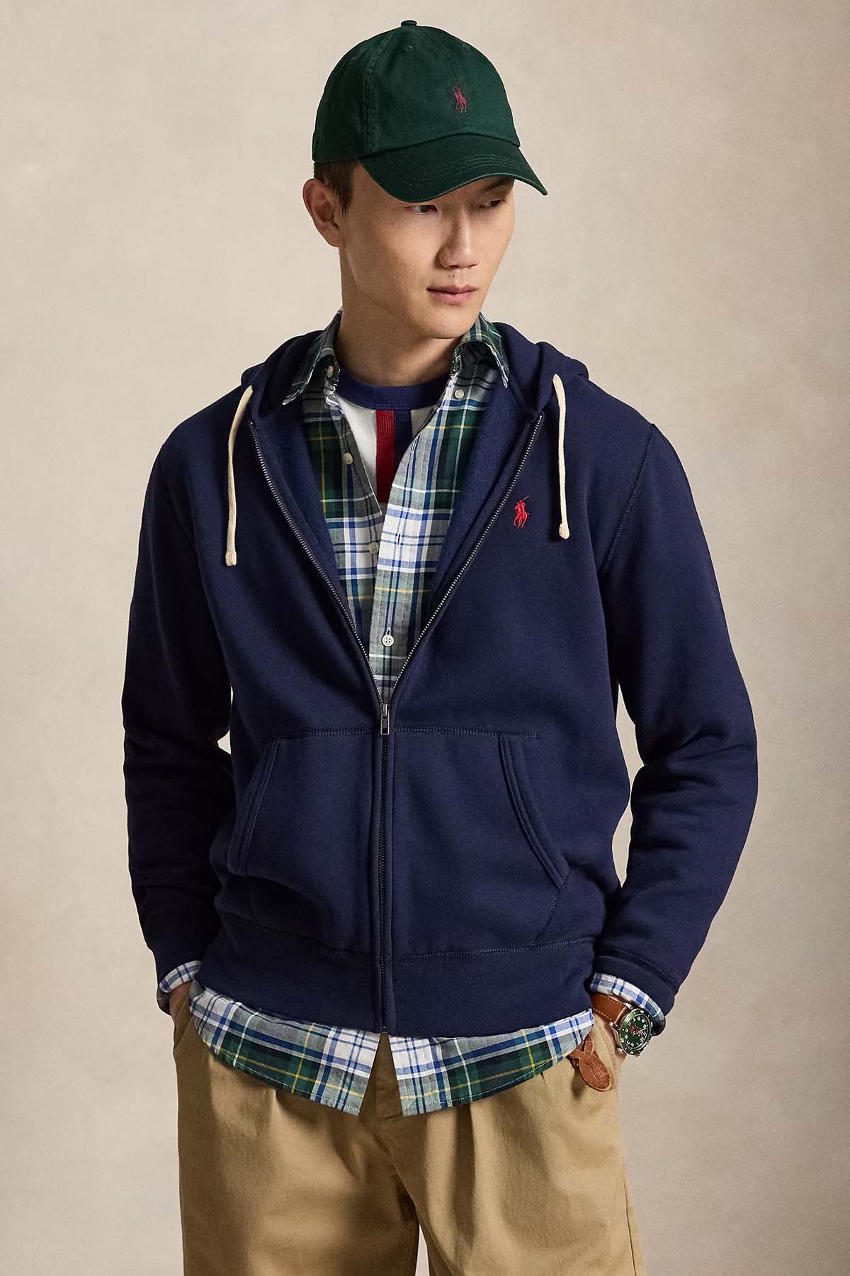 Polo Ralph Lauren Fermuarlı Kapüşonlu Sweatshirt Ceket