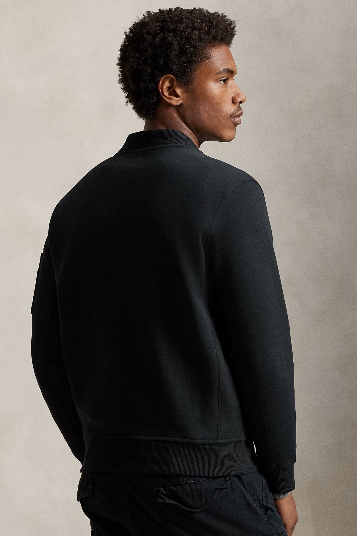 Polo Ralph Lauren Custom Fit Pilot Yaka Sweatshirt Ceket