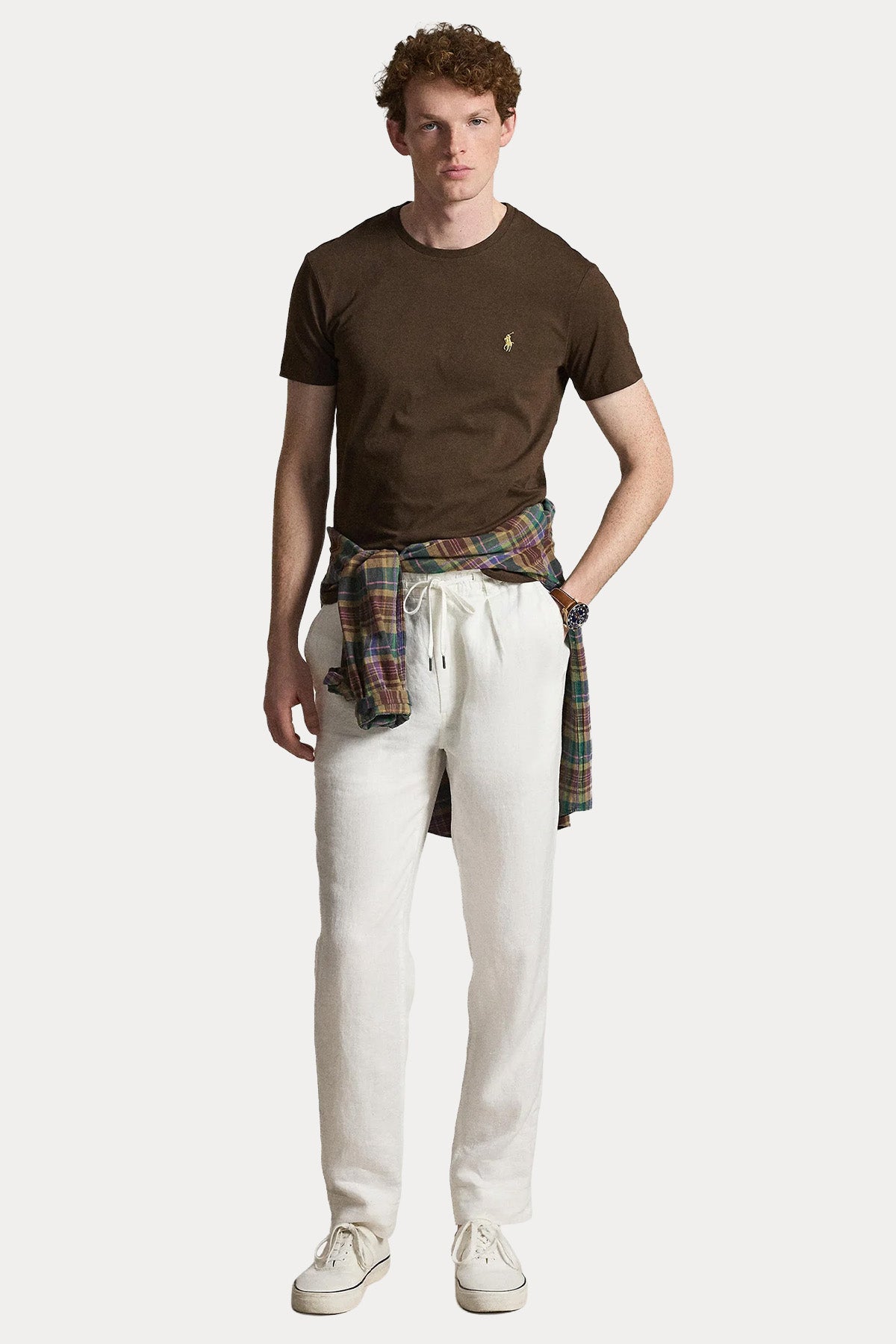 Polo Ralph Lauren Custom Slim Fit Yuvarlak Yaka T-shirt