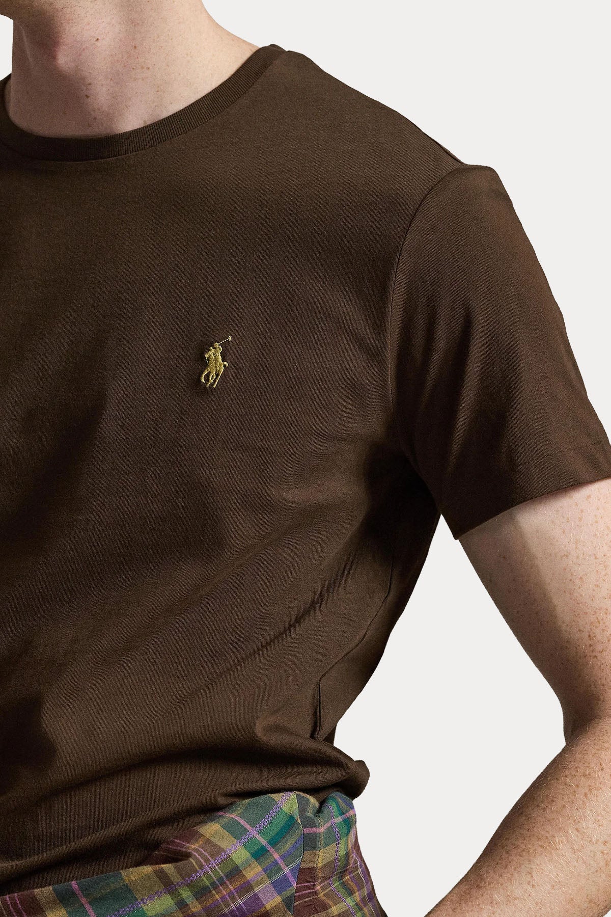 Polo Ralph Lauren Custom Slim Fit Yuvarlak Yaka T-shirt
